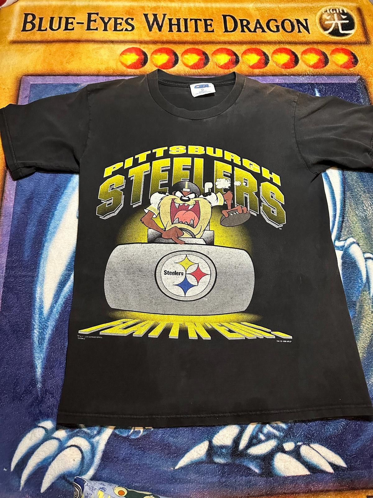 Gildan Vintage 1995 Pittsburgh Steelers Tasmanian Devil Tee Size ONE SIZE - 1 Thumbnail