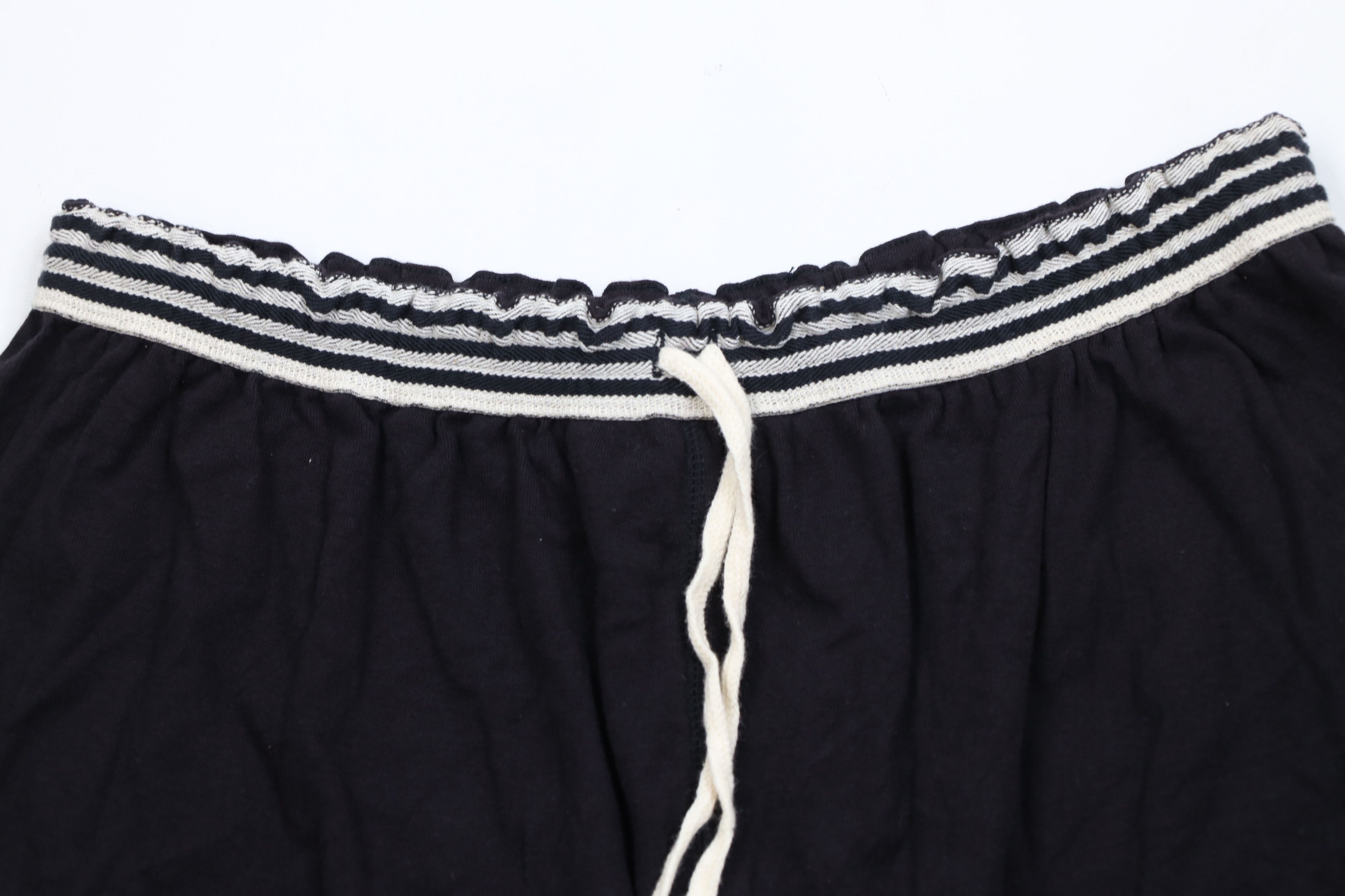 Adidas Deadstock Vintage 90s Adidas Striped Above Knee Shorts Black Size US 36 / EU 52 - 2 Thumbnail