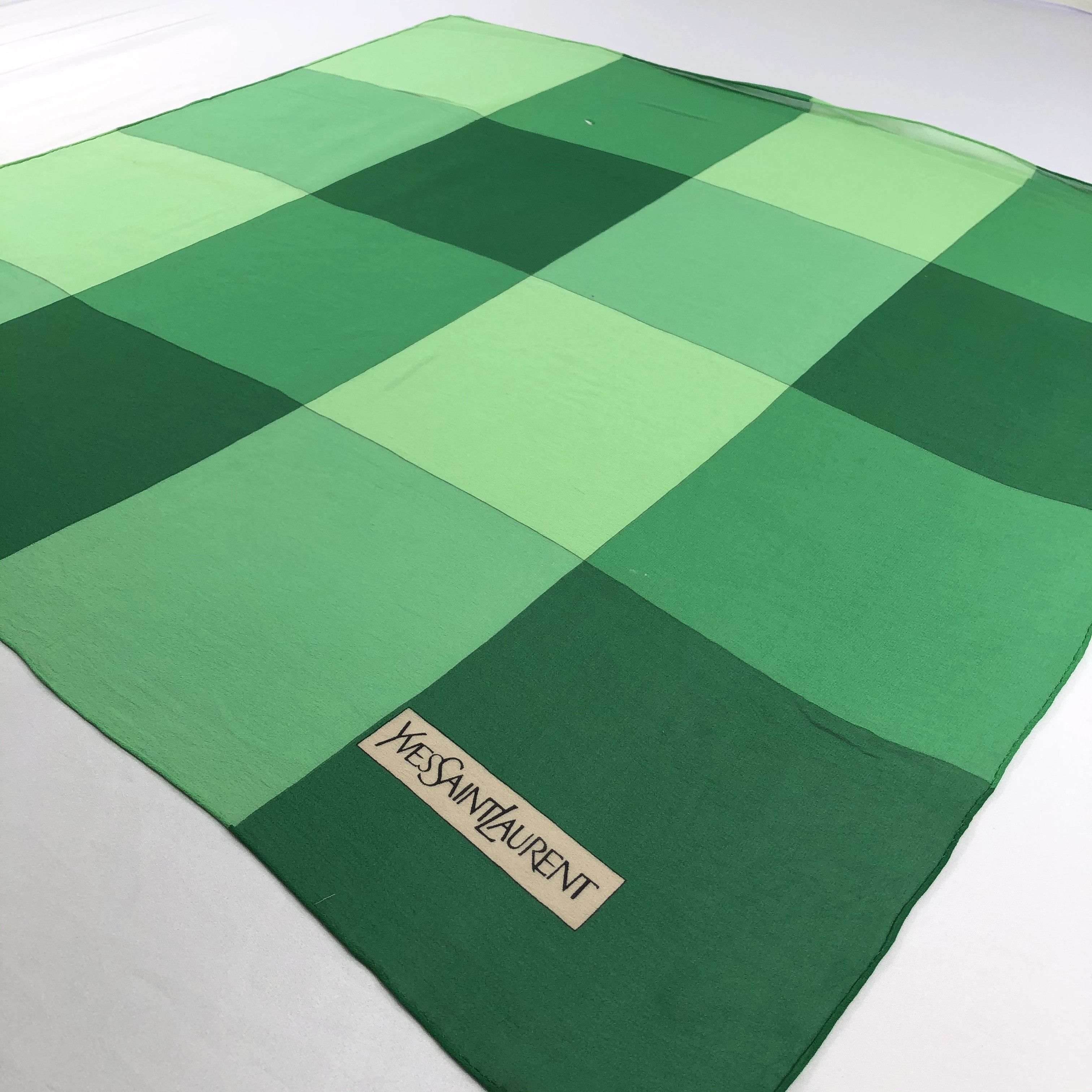 Vintage × Yves Saint Laurent Vintage Yves Saint Laurent Silk Scarf Size ONE SIZE - 3 Thumbnail
