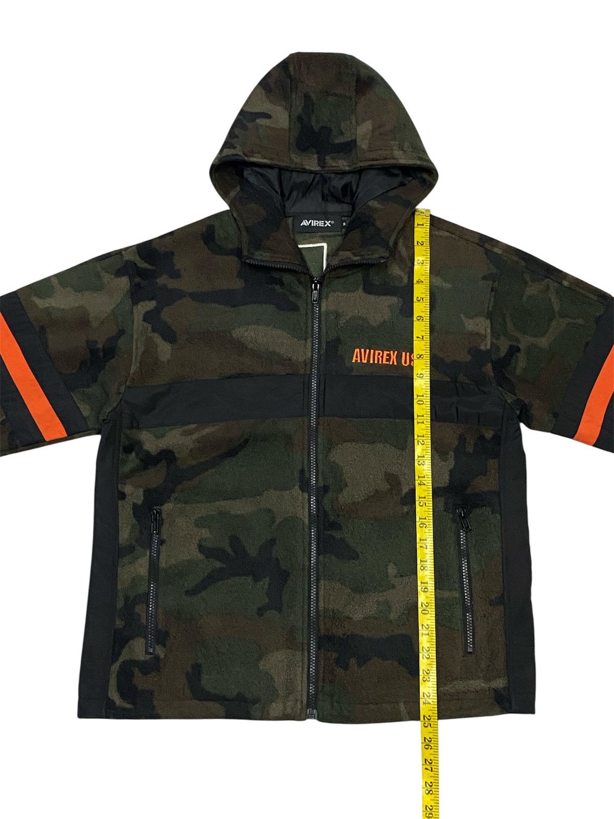 Avirex Avirex Camo Big Logo Fleece Zipper Hoodie Jacket Size US M / EU 48-50 / 2 - 14 Thumbnail