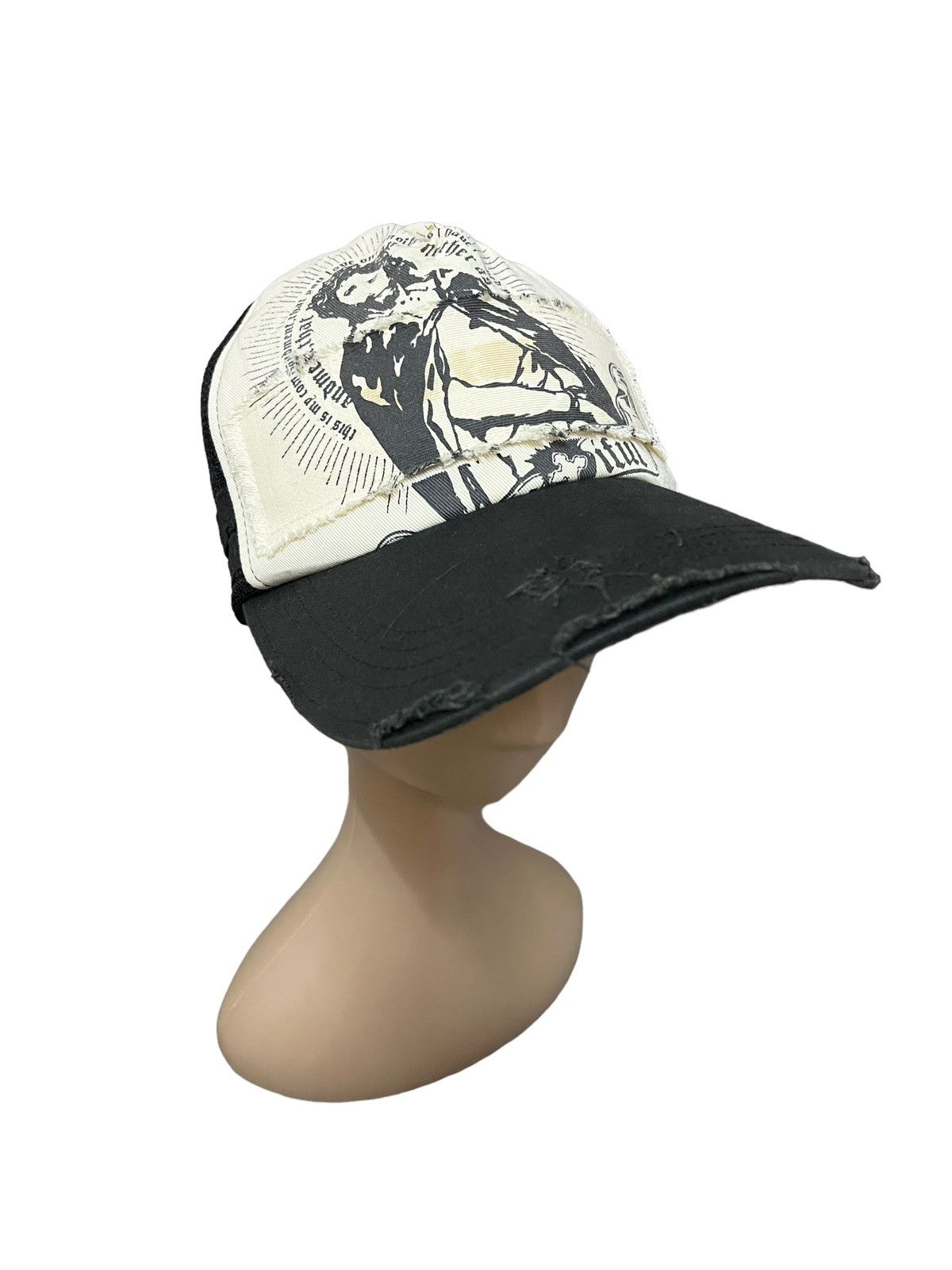 Vintage Vintage Jesus Lord Merciful Trucker Size ONE SIZE - 1 Thumbnail