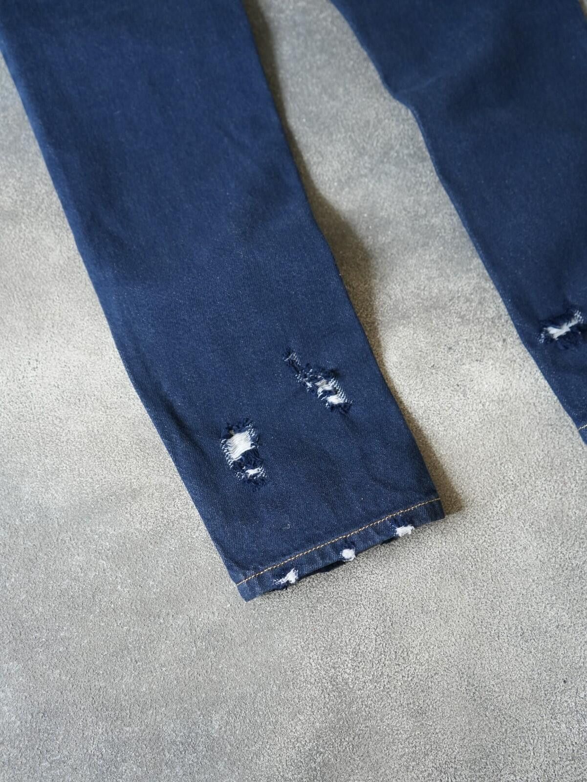 Miu Miu Miu Miu Distressed W/ Lace Part Skinny Jeans Pants Size 26" / US 2 / IT 38 - 8 Thumbnail
