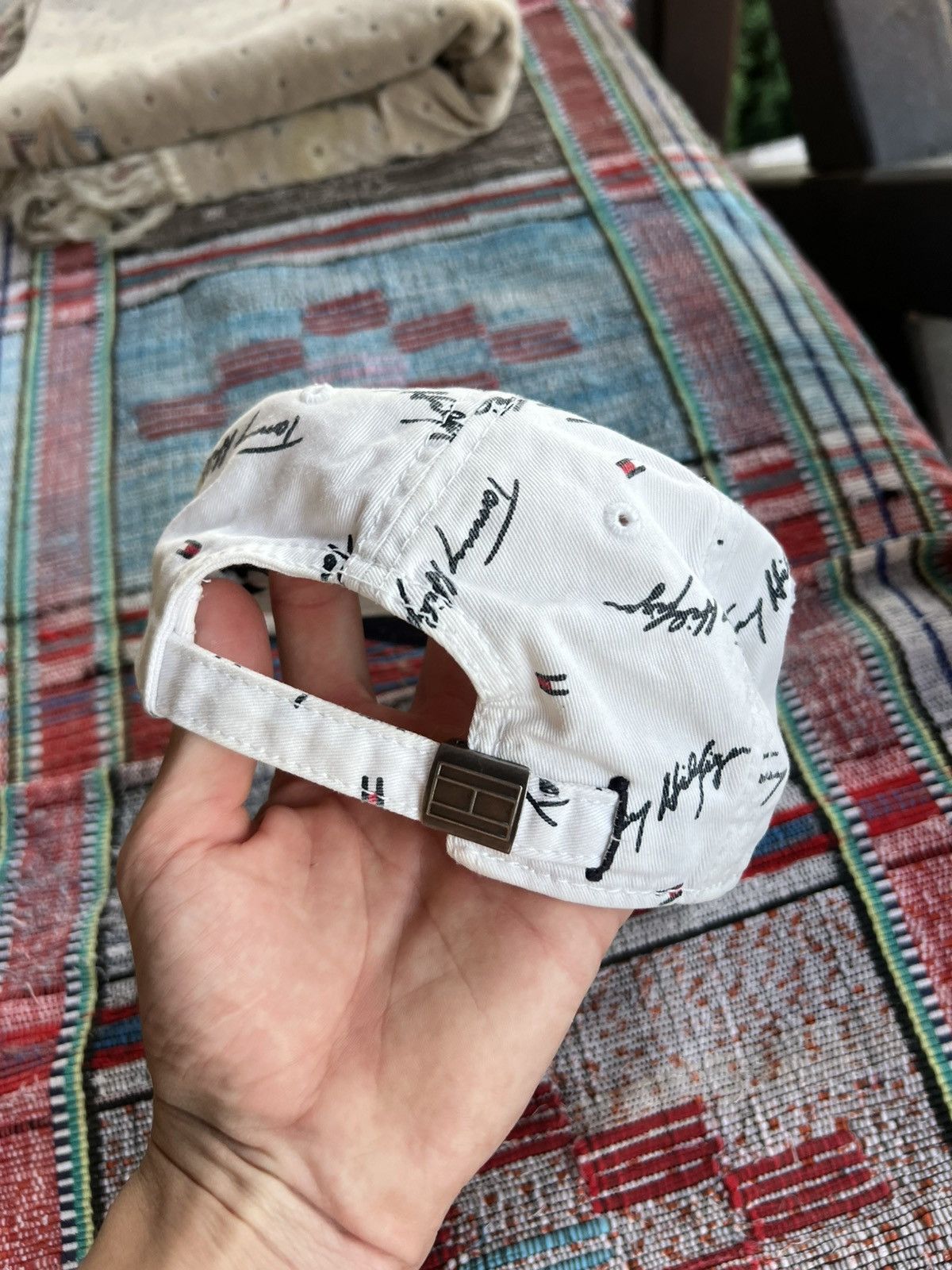 Tommy Hilfiger ⚡ Vintage Tommy Hilfiger White Cap – One Size Size ONE SIZE - 6 Thumbnail