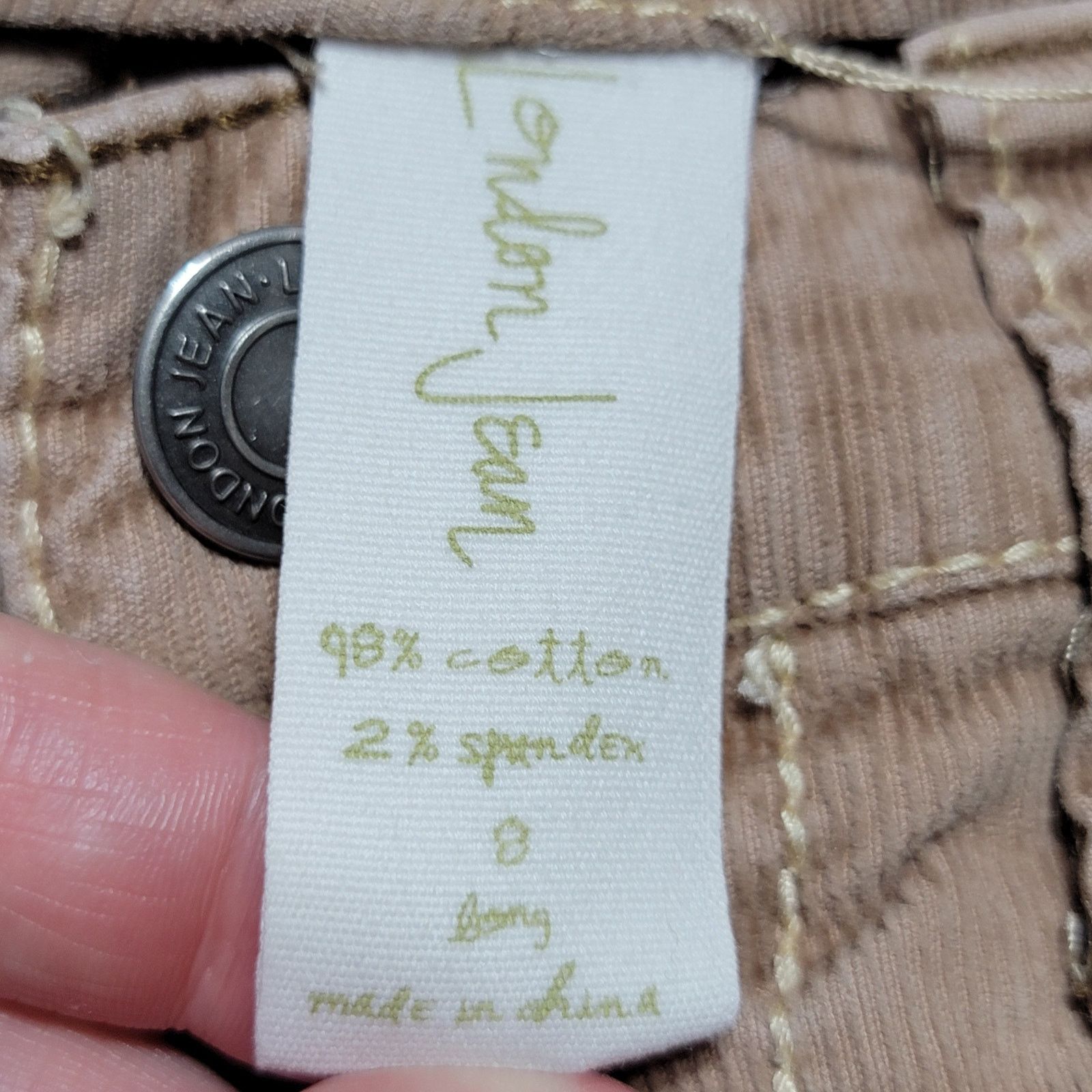 Other London Jean Lt Brown Corduroy Pants - Size 8 Size 30" / US 8 / IT 44 - 5 Thumbnail