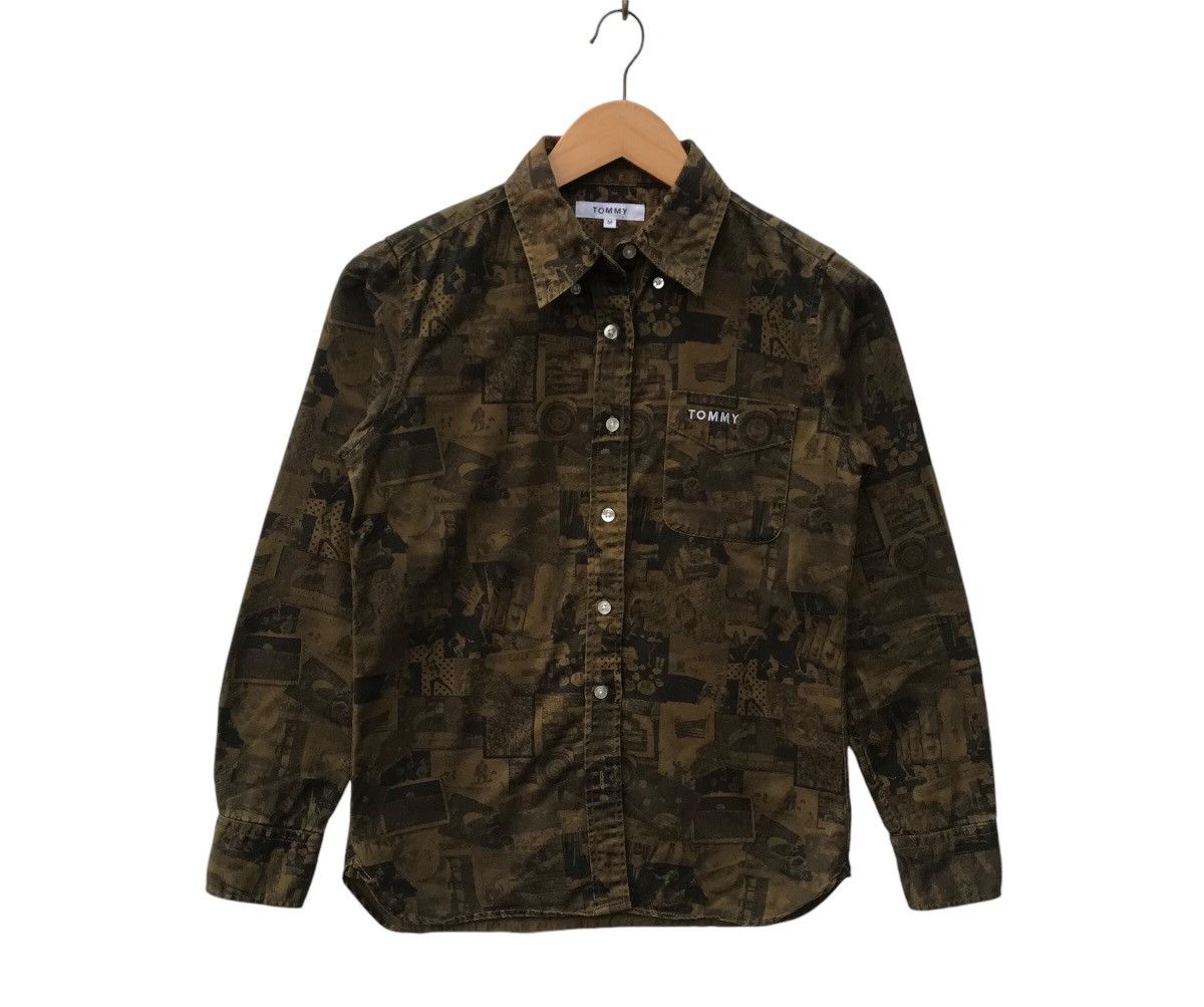 Tommy Women’s Button Ups Overprinted Shirt