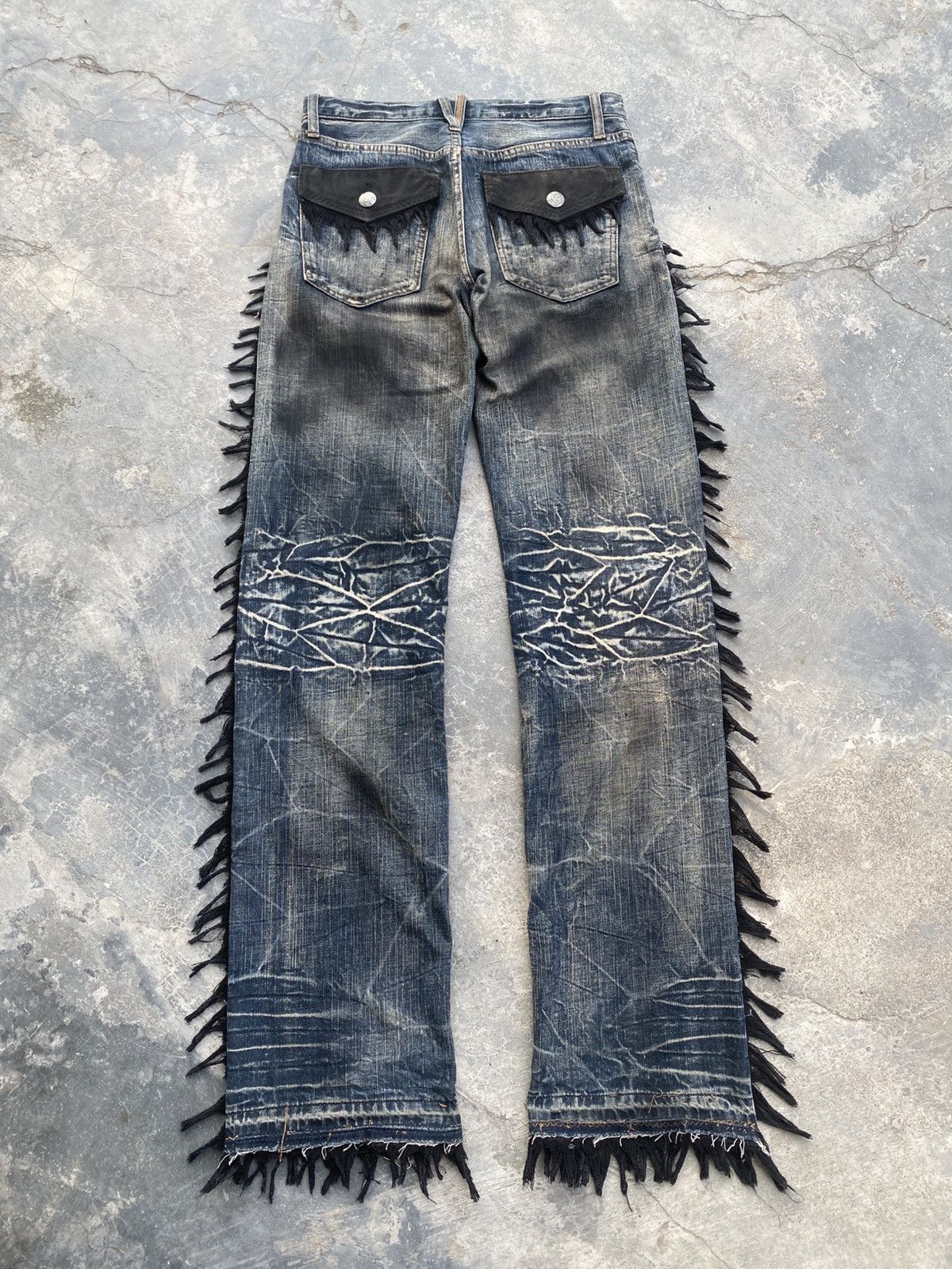 KMRii WOLF JEANS DISTRESSED Rick Owen LGB Undercover Size US 29 - 1 Thumbnail