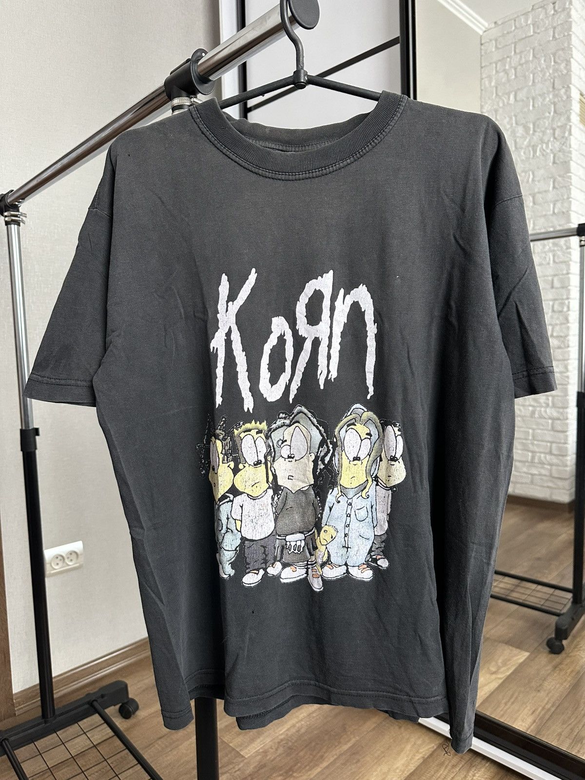 Band Tees Korn Vintage Band T-Shirt Tee 90s Size US L / EU 52-54 / 3 - 3 Thumbnail