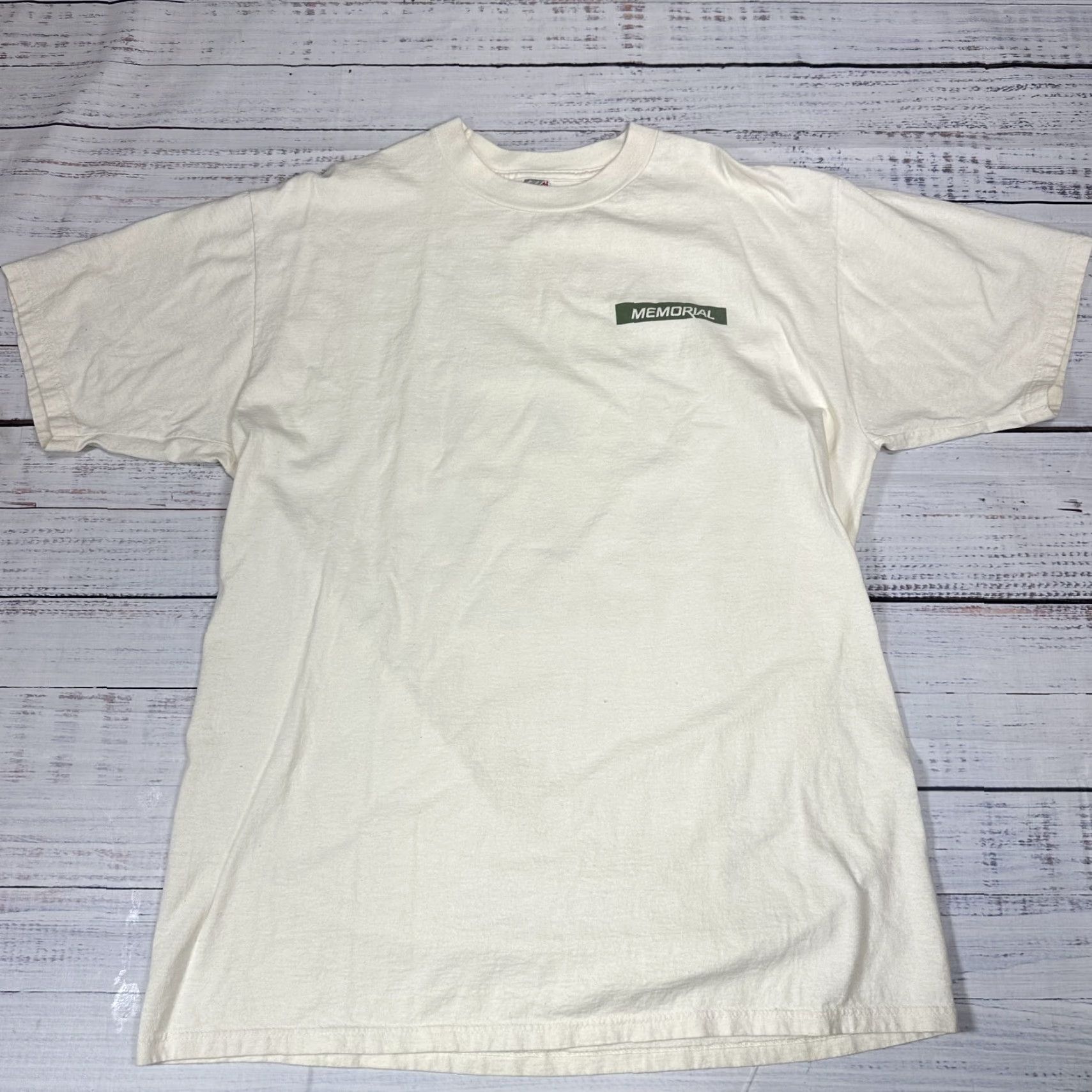 Jerzees Jerzees T-Shirt Beige Graphic March Of Dimes Memorial Cotton Sz XL Mens Short Sleeve Vintage Solo? Size US XL / EU 56 / 4 - 3 Thumbnail