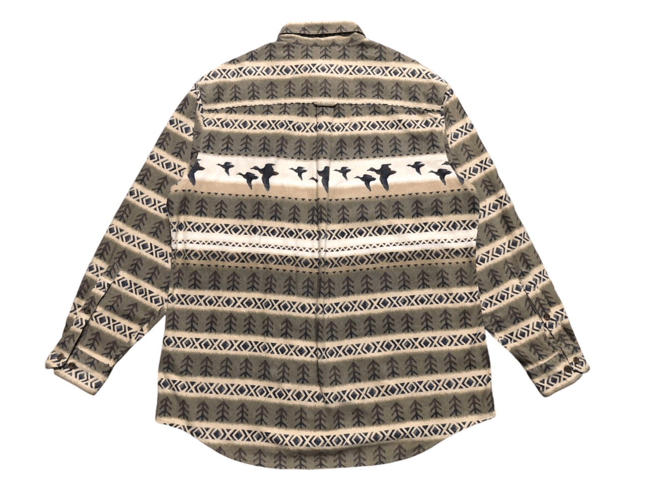 Woolrich Woolen Mills Vintage 90s Woolrich Shacket Duck Arrow Button Up Shirt Size US L / EU 52-54 / 3 - 3 Thumbnail
