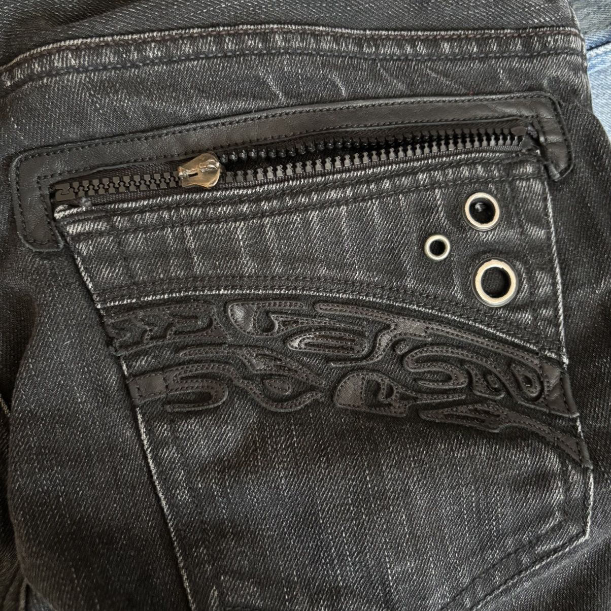 Diesel Vintage Y2K Diesel Italy Jeans Hedi Slimane Style Size US 34 / EU 50 - 15 Thumbnail
