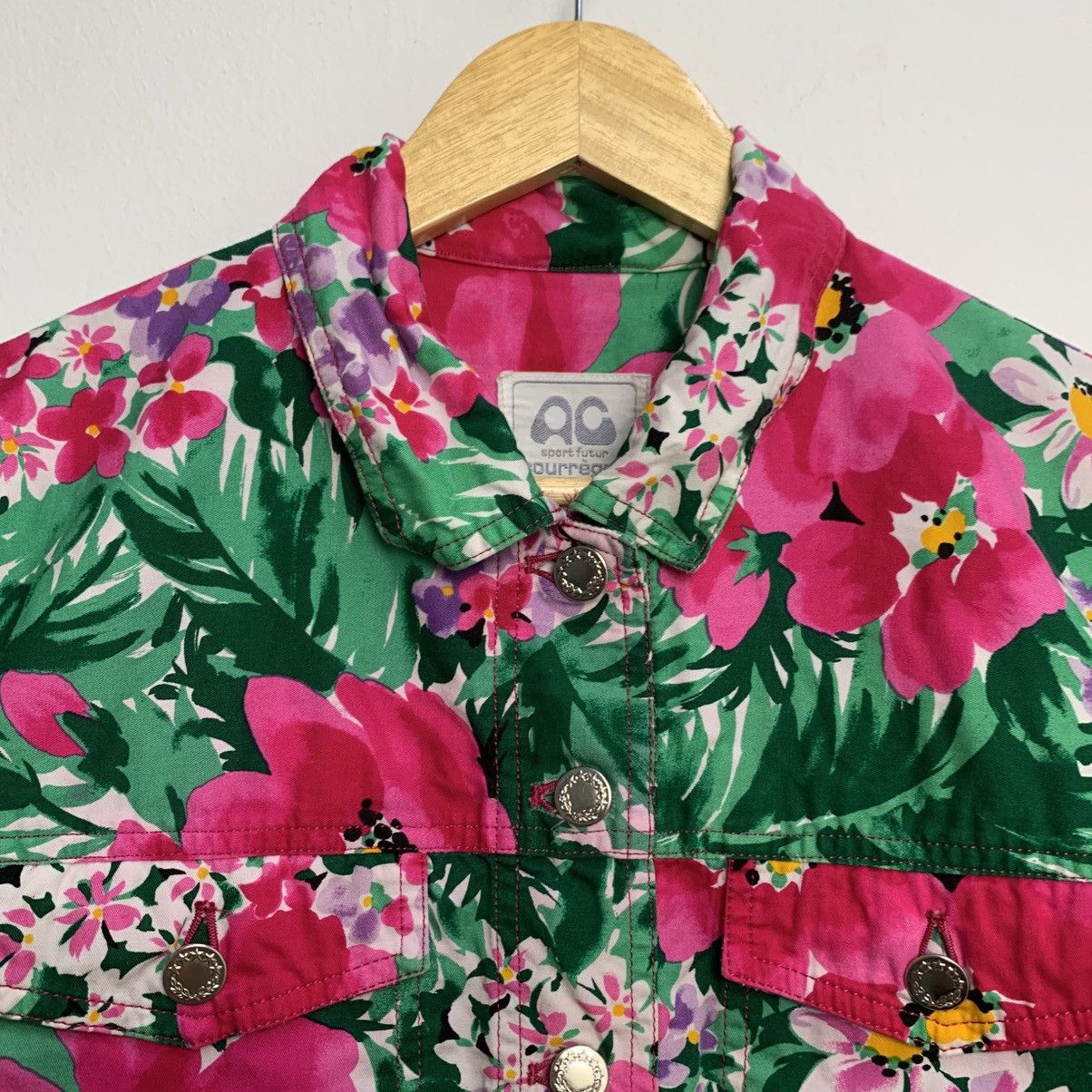 Courreges Courreges Flora crop denim jacket Size S / US 4 / IT 40 - 3 Thumbnail