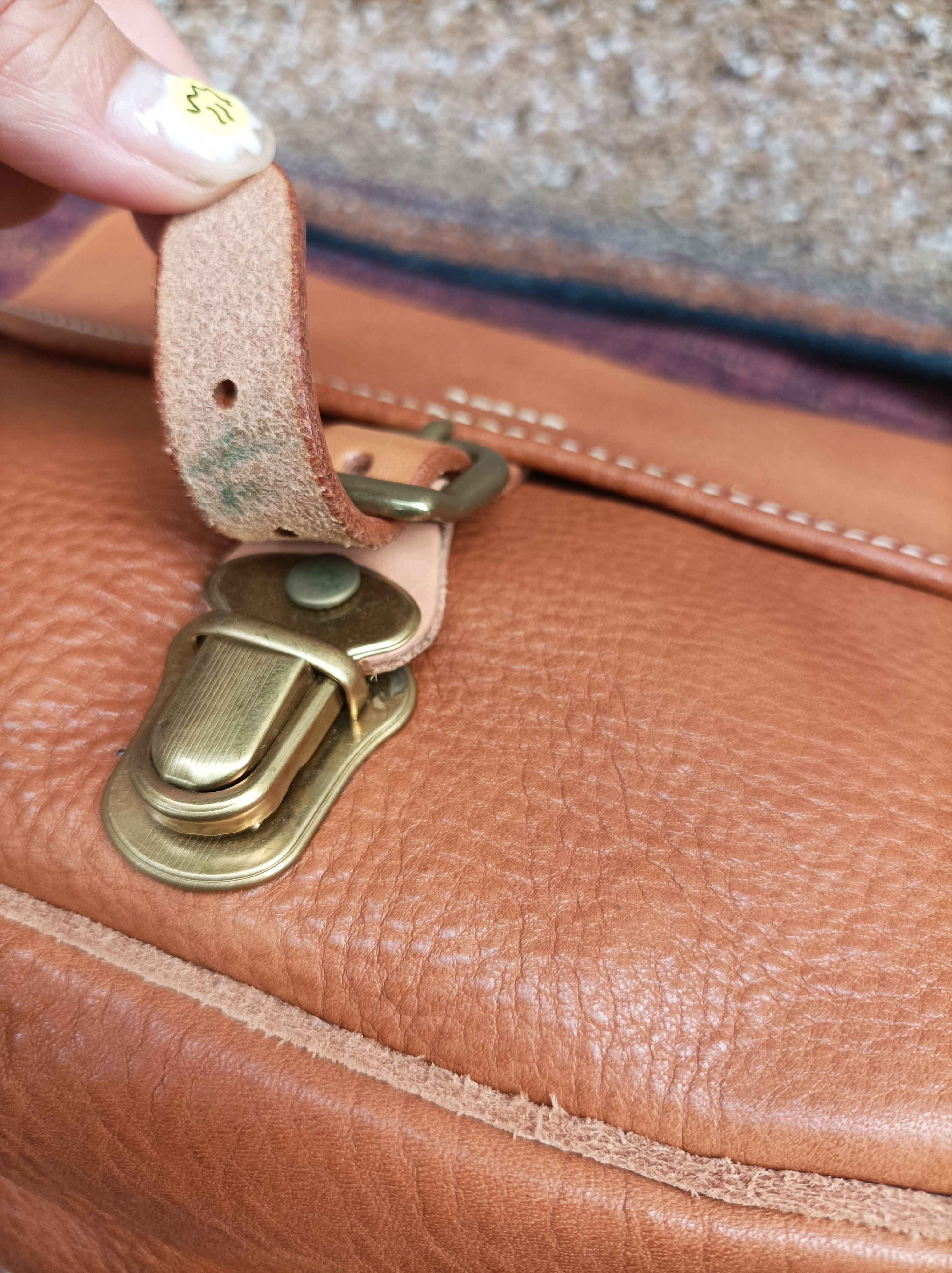 Japanese Brand (B48) Parley Tokyo Japanese Brand Leather Crossbody Bag Size ONE SIZE - 10 Thumbnail
