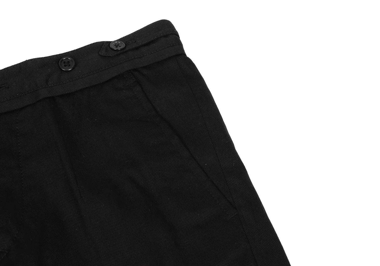 Ann Demeulemeester Cotton Neat Tuck Stretch Pants in Black XXS Size US 26 / EU 42 - 4 Thumbnail