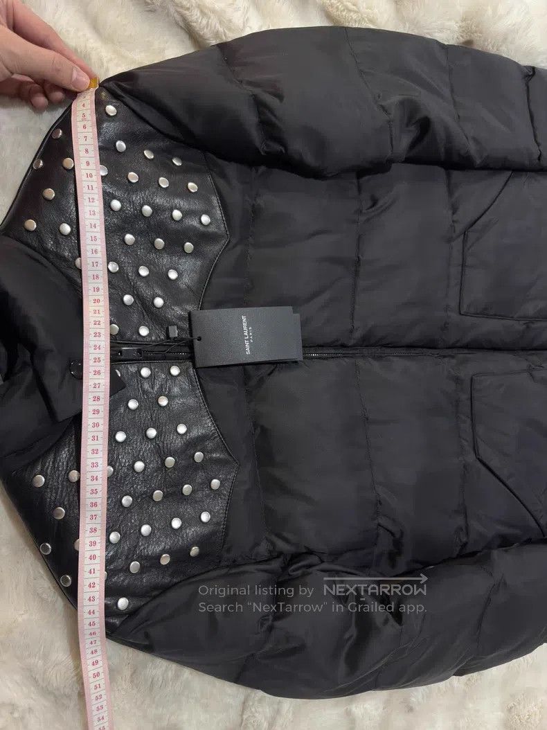 Saint Laurent Paris Saint Laurent Paris New Rivet Patchwork Down Jacket Size US S / EU 44-46 / 1 - 3 Thumbnail
