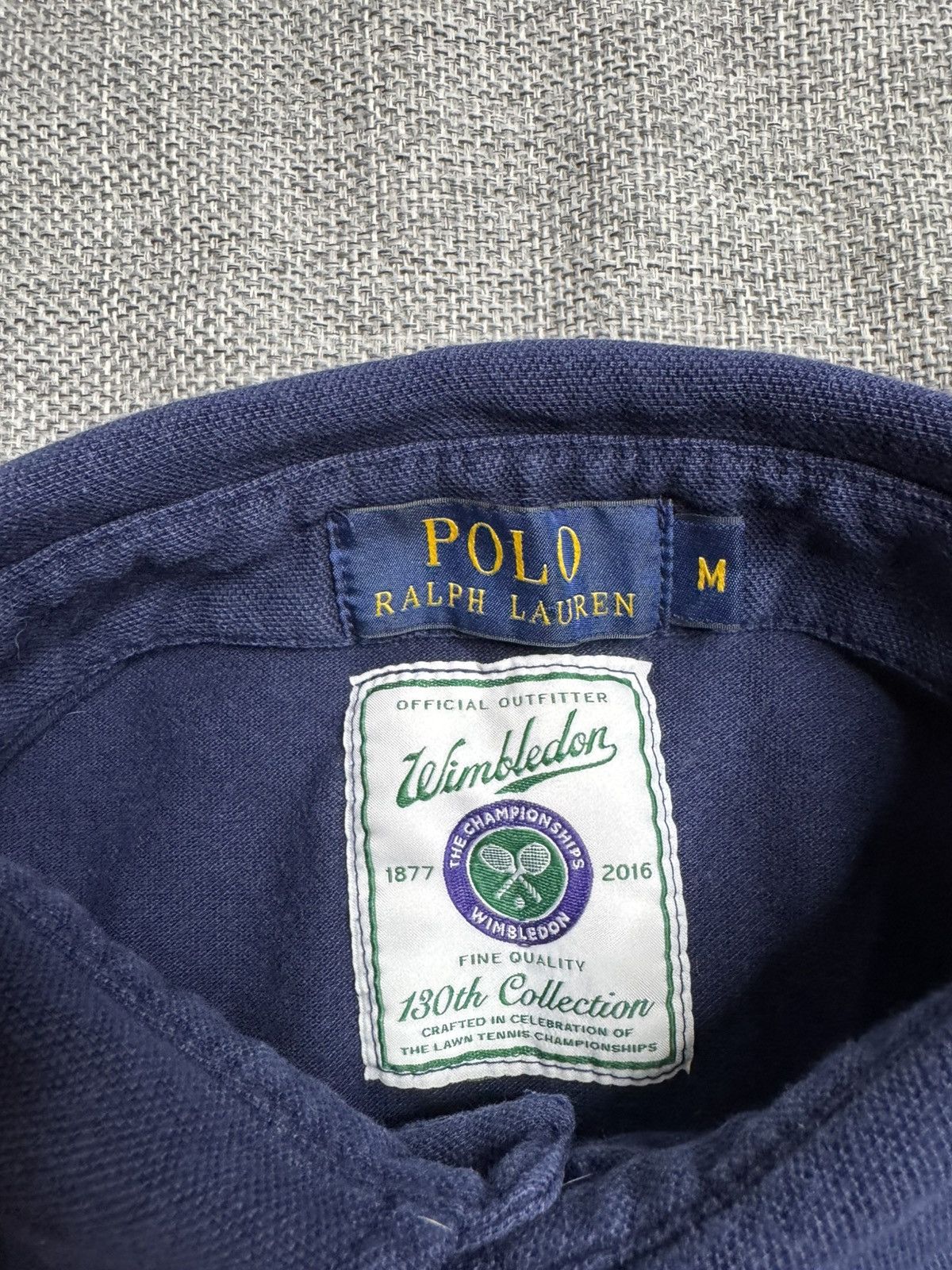 Polo Ralph Lauren Wimbledon Polo Ralph Lauren Big long sleeve Collar T-Shirt Size US M / EU 48-50 / 2 - 3 Thumbnail