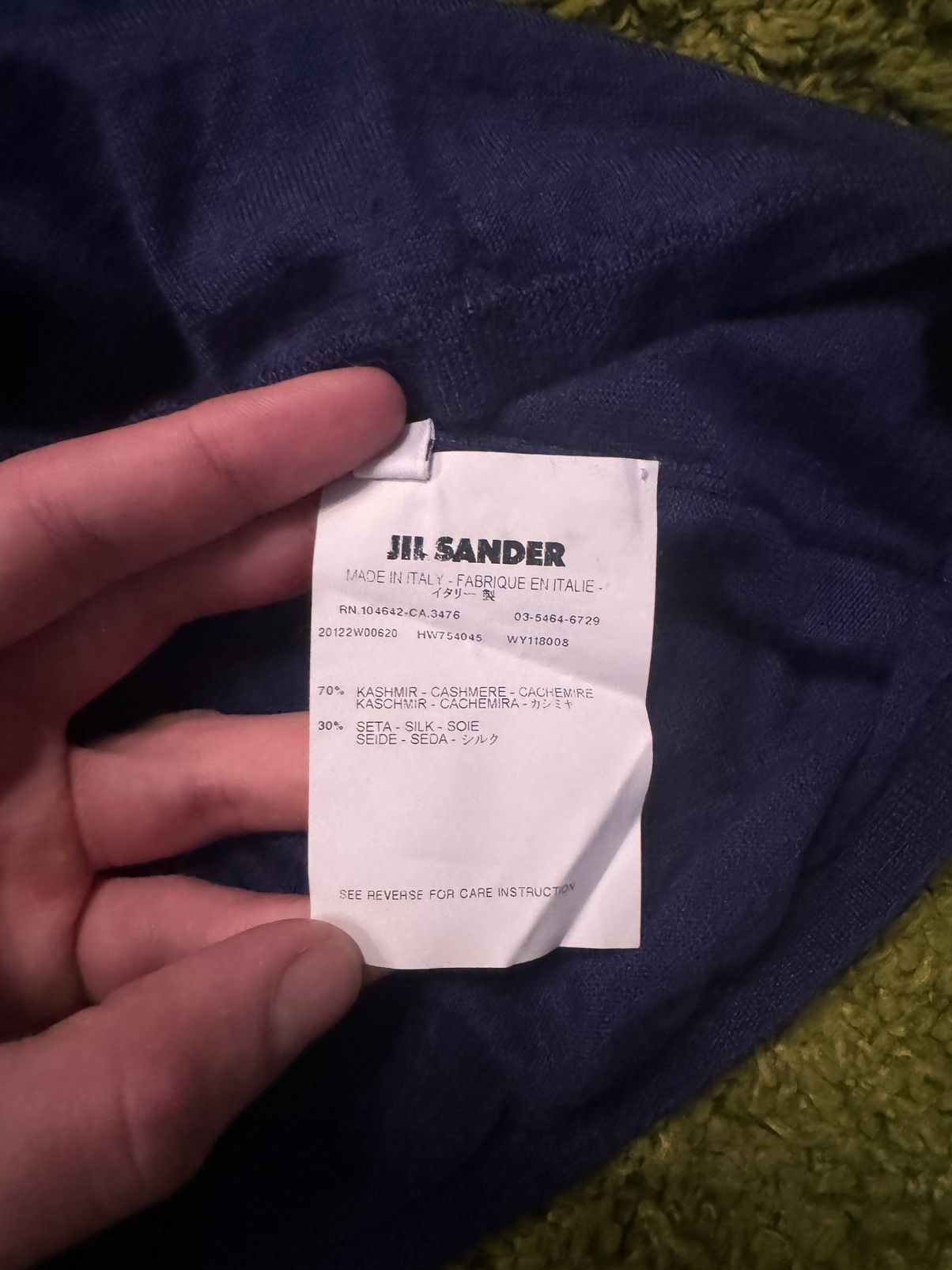 Designer × Jil Sander Jil Sander cashmere + silk blend cardigan sweater Size M / US 6-8 / IT 42-44 - 6 Thumbnail