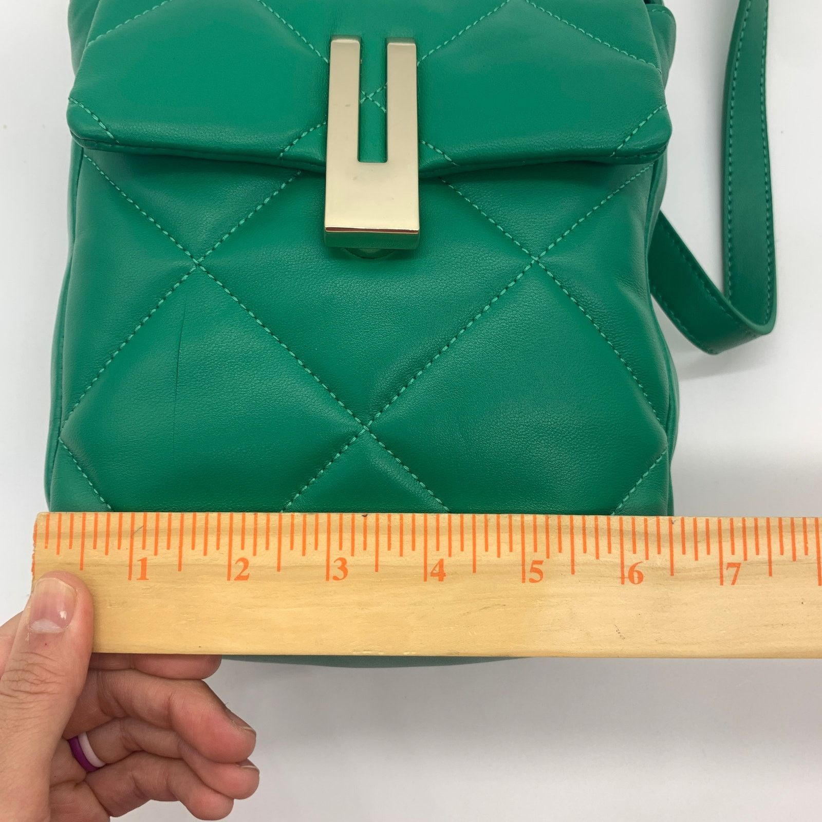 Vince Camuto Vince Camuto Womens Purse Quilted Leather Crossbody Size ONE SIZE - 9 Thumbnail
