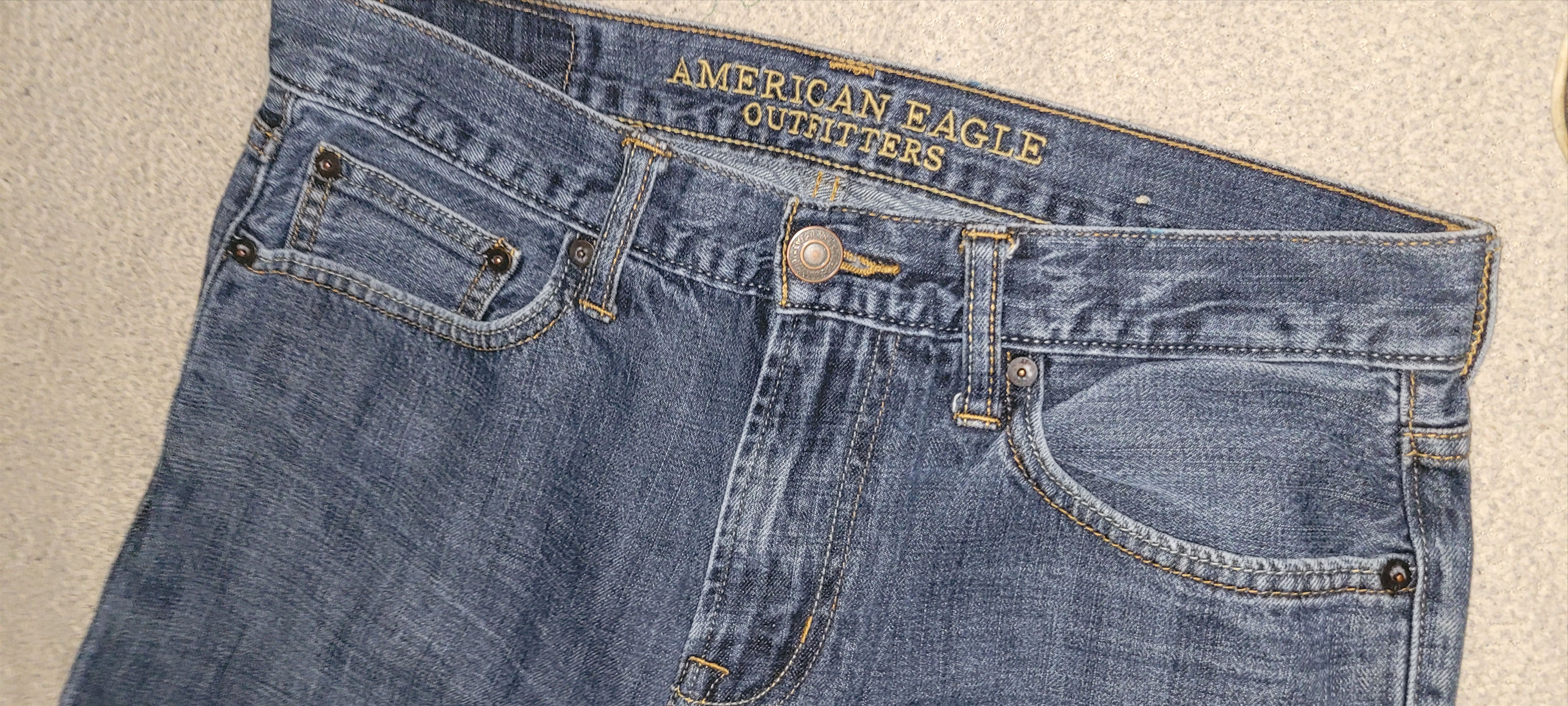 American Eagle Outfitters American Eagle Navy Jeans Size US 30 / EU 46 - 3 Thumbnail