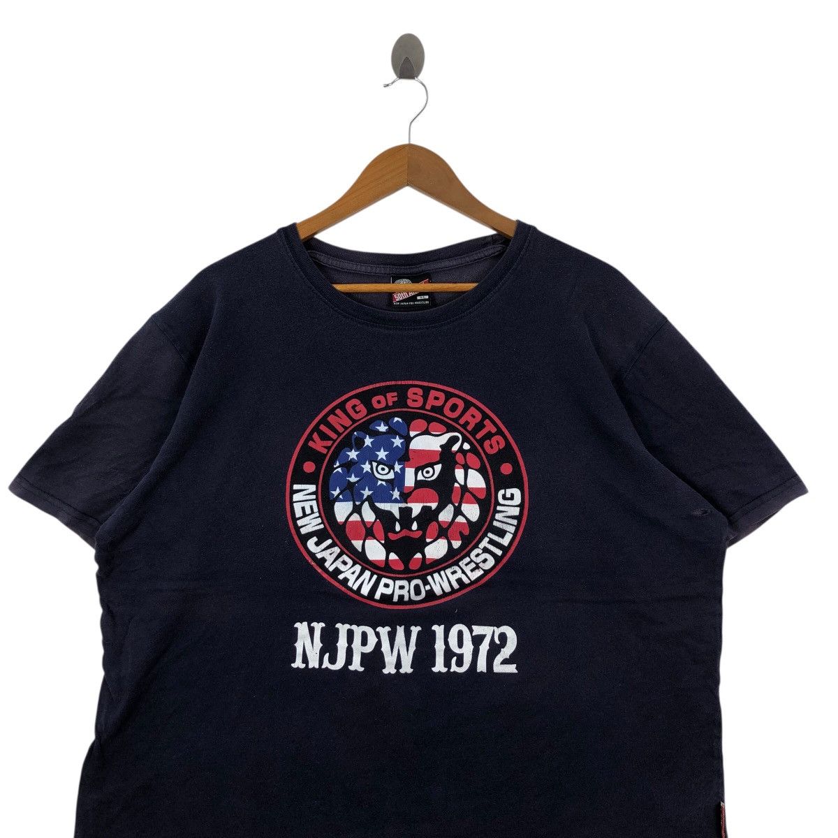 Japanese Brand NJPW New Japan Pro-Wrestling T-Shirt Size US XXL / EU 58 / 5 - 2 Thumbnail