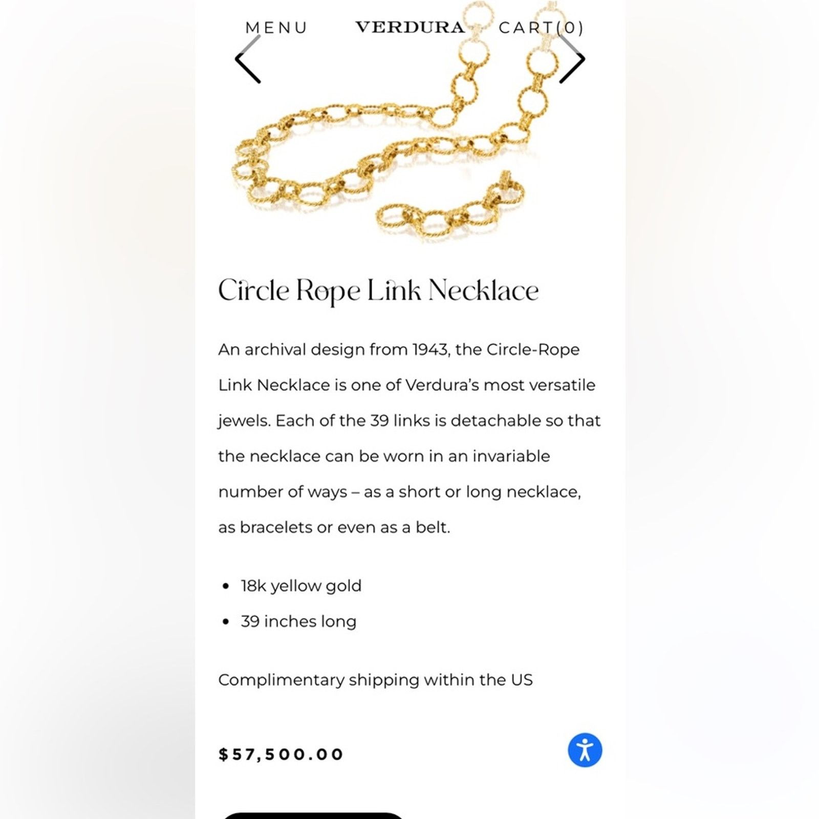 Vintage Chunky heavy braided rope links golden necklace Size ONE SIZE - 11 Thumbnail