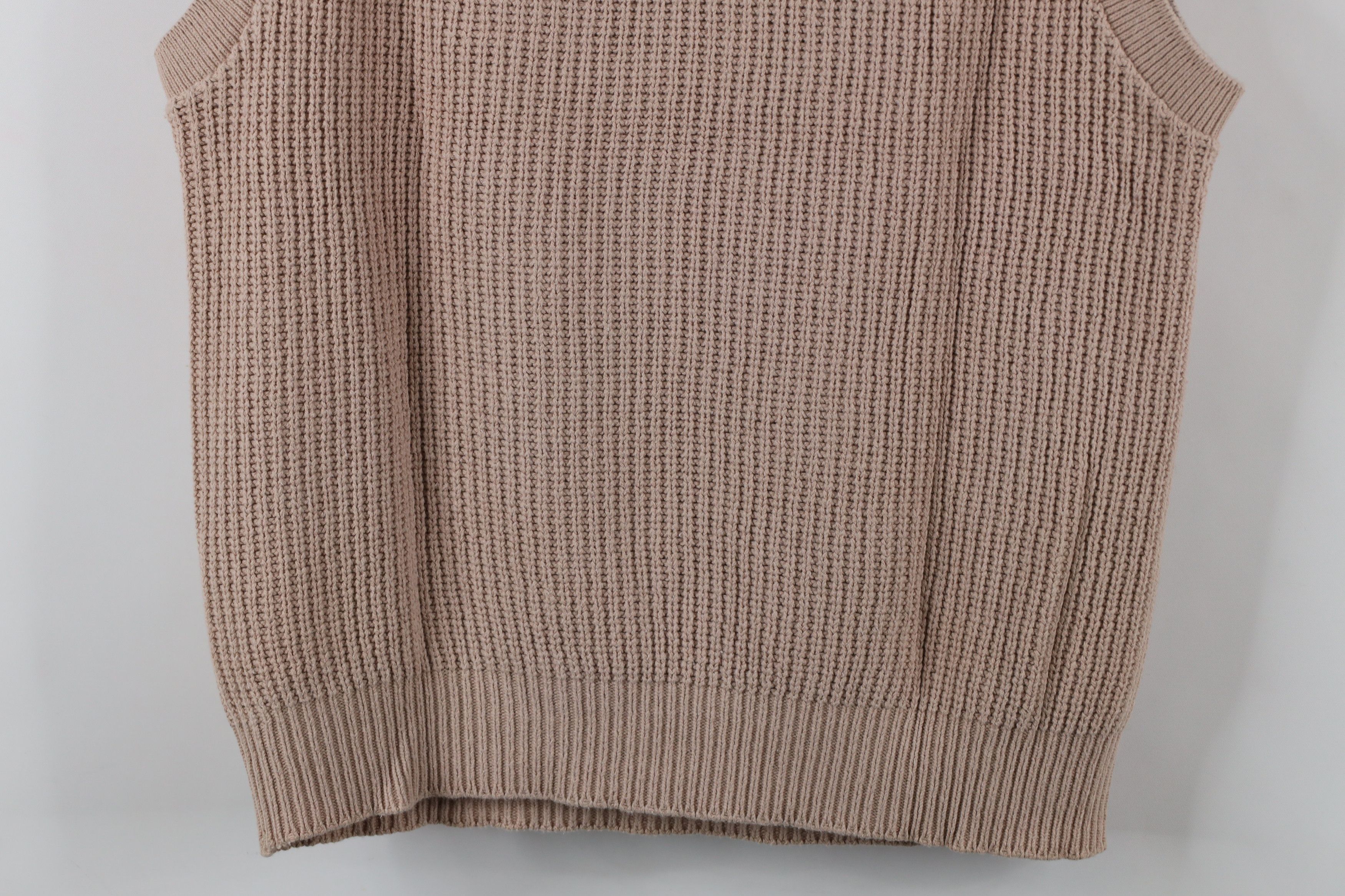 Vintage Vintage 70s Streetwear Cotton Ribbed Knit Sweater Vest USA Size US M / EU 48-50 / 2 - 8 Thumbnail