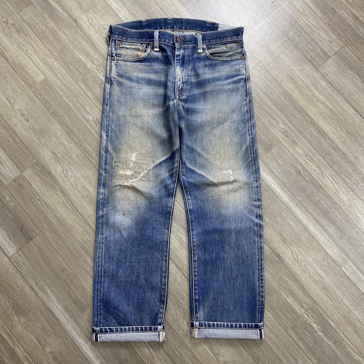 Levi's Vintage Clothing 1990s Vintage Levi’s LVC Big E Distressed Selvedge Denim Size US 29 - 1 Thumbnail