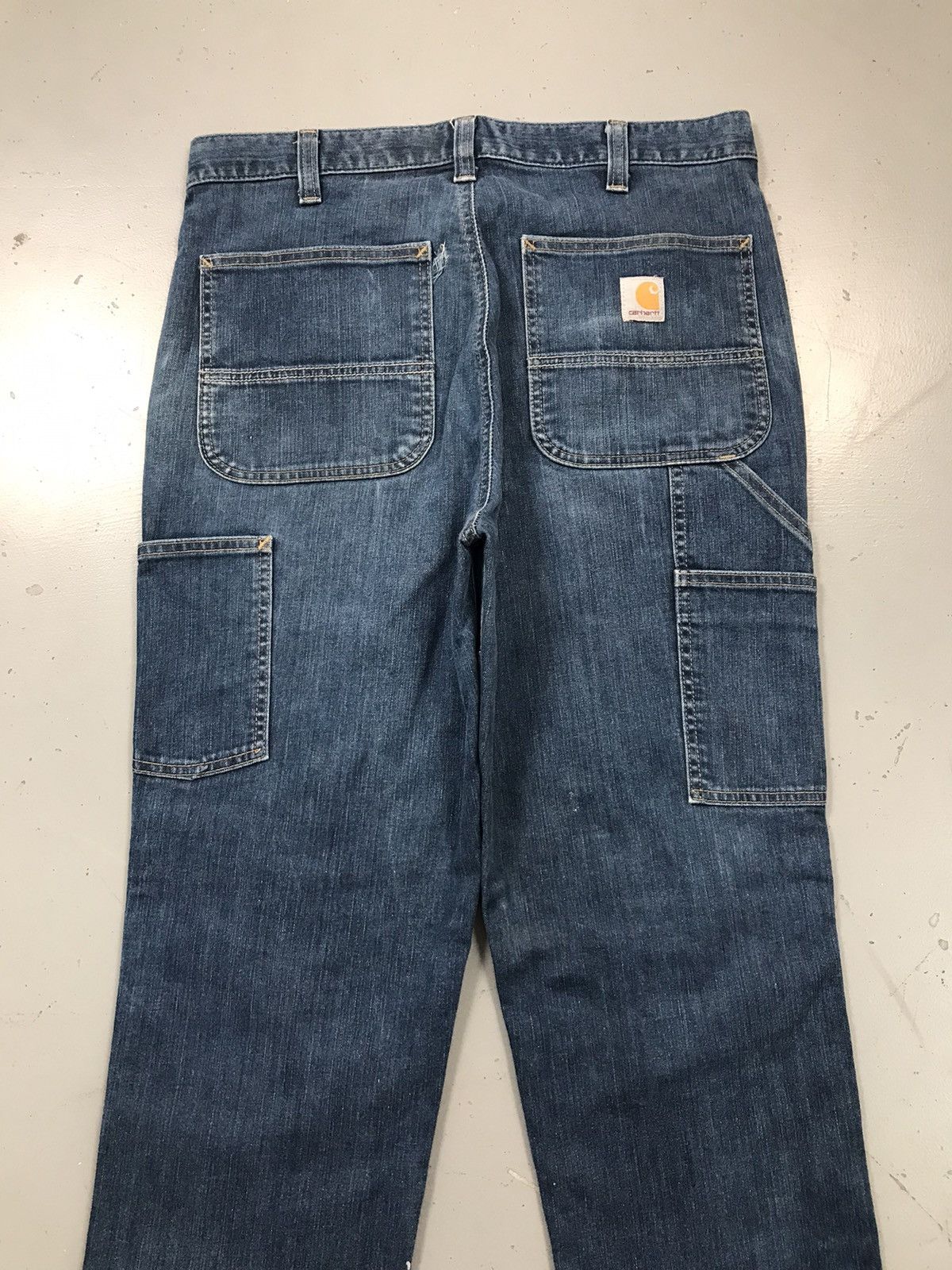 Carhartt Vintage Carhartt double knee relaxed fit denim workwear Size US 34 / EU 50 - 11 Thumbnail