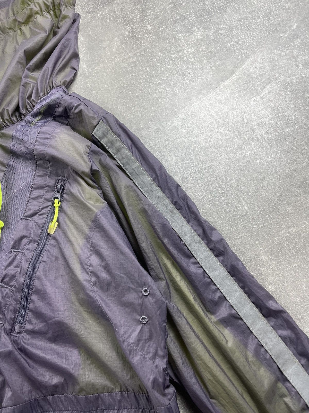 Adidas Adidas by Stella McCartney Sheer Nylon Windbreaker Jacket Size XS / US 0-2 / IT 36-38 - 7 Thumbnail