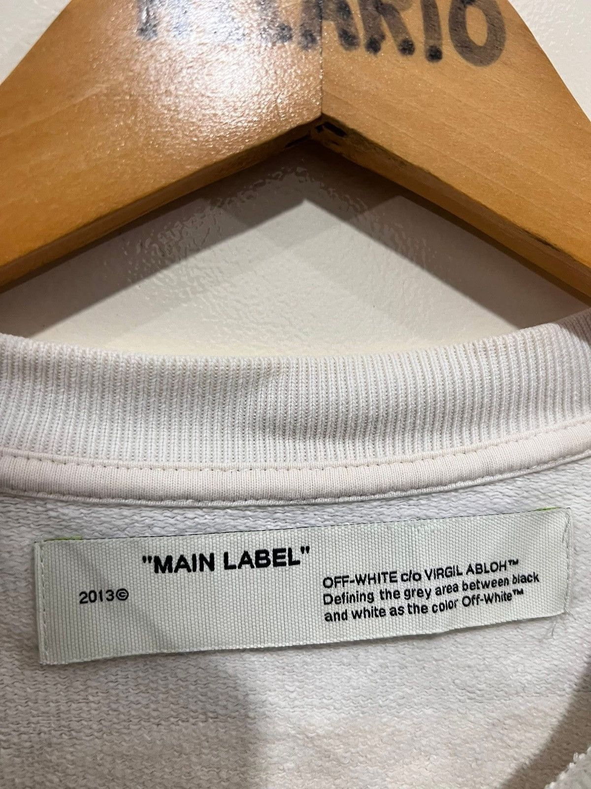Off-White Off White Yellow Arrow BackPrint Sweatshirt Size US M / EU 48-50 / 2 - 5 Thumbnail