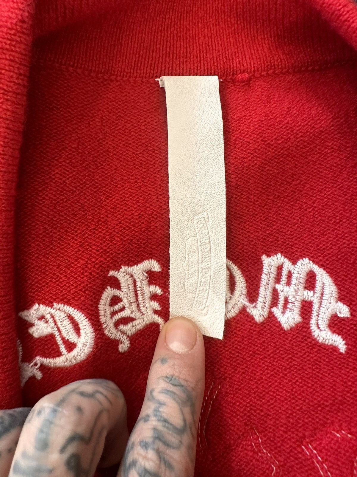 Chrome Hearts CHROME HEARTS CASHMERE & LEATHER CROSS JACKET SWEATER XL XXL Size US XL / EU 56 / 4 - 5 Thumbnail