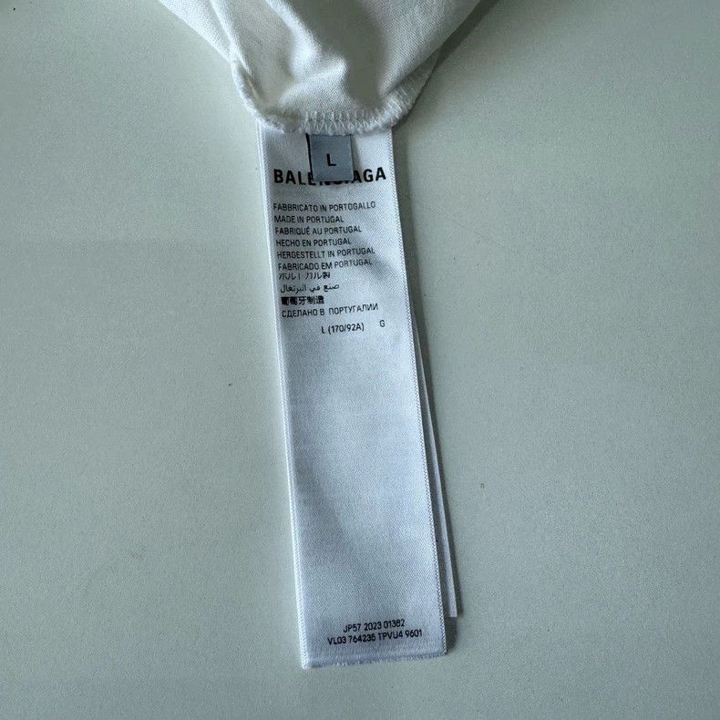 Balenciaga Balenciaga Letter Logo printed T-shirt with round neck and Size US L / EU 52-54 / 3 - 5 Thumbnail
