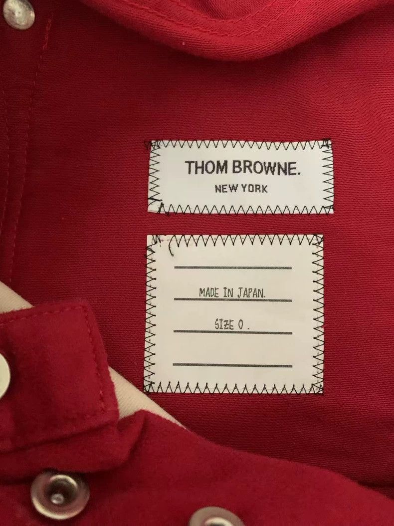Thom Browne Thom Browne size 0 Wine red velvet trousers Size US 38 / EU 54 - 9 Thumbnail