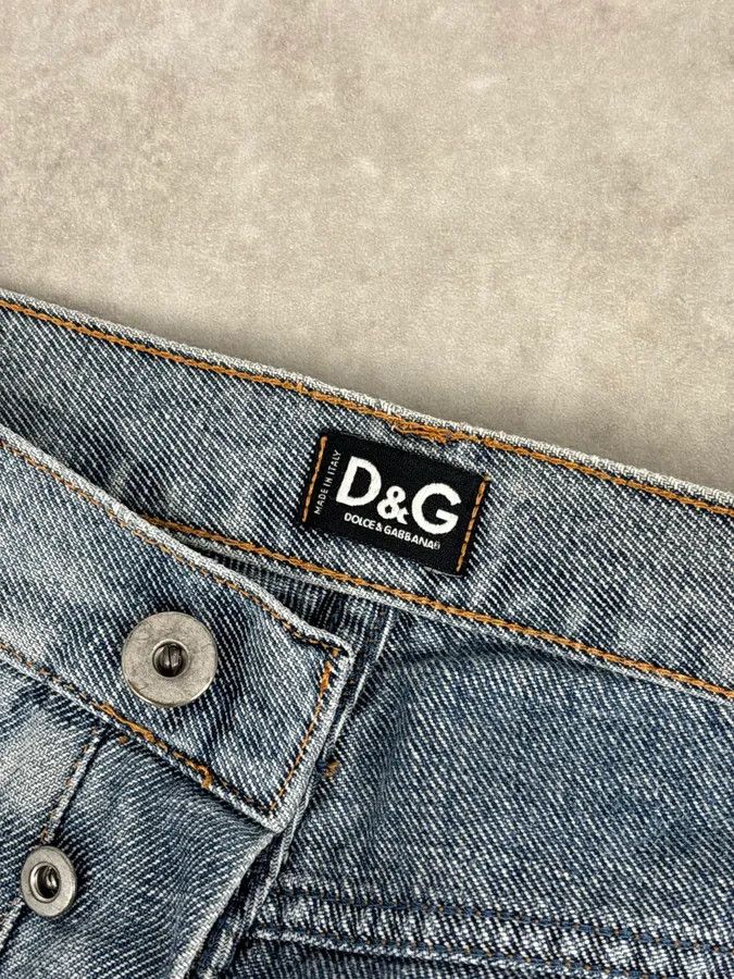 Dolce & Gabbana SS2005 Dolce & Gabbana Light Blue Denim Distressed Superman Jeans Size US 32 / EU 48 - 12 Thumbnail