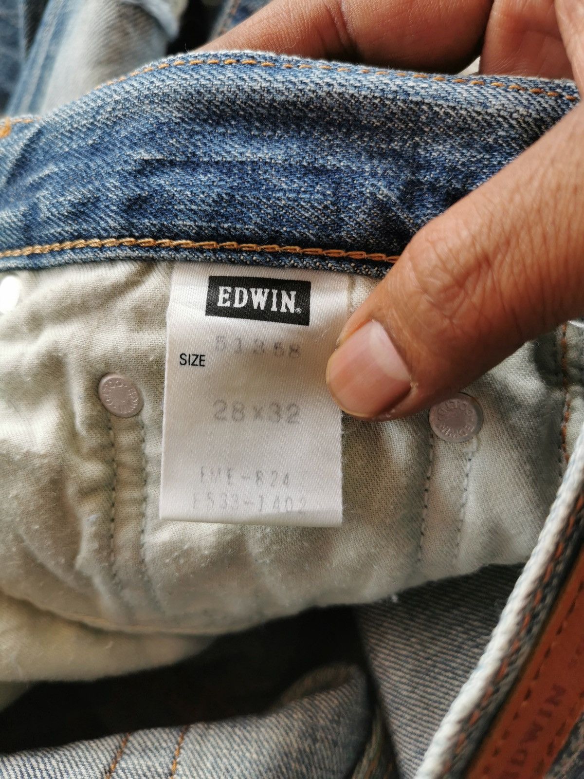 Edwin Rebels Women Edwin Flared Bootcut Rugged Distressed Jeans Size 28" / US 6 / IT 42 - 11 Thumbnail