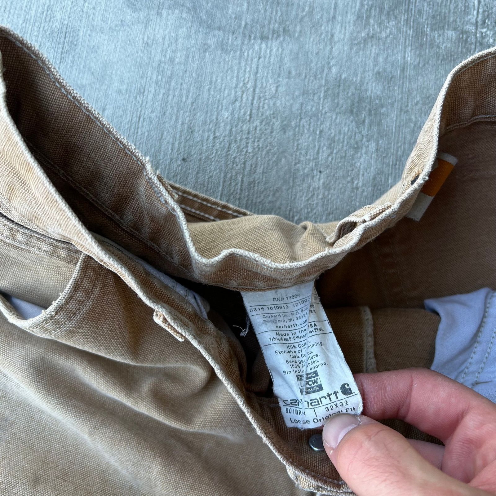 Carhartt × Vintage Carhartt faded brown double knee work wear carpenter pants Size US 30 / EU 46 - 7 Thumbnail