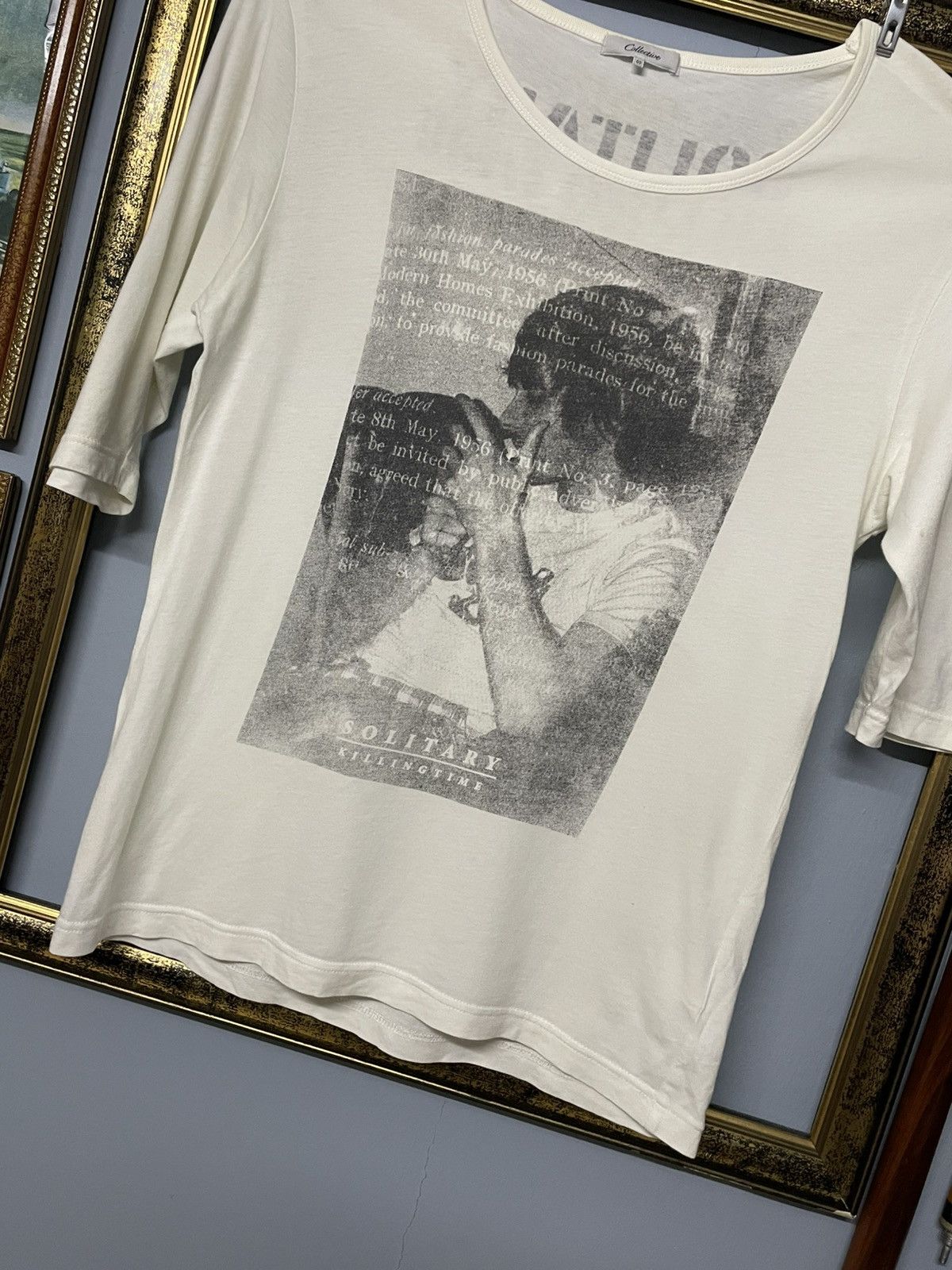 Hysteric Glamour Vintage Japan Designer Collective Solitary Killing Time Tee Size US M / EU 48-50 / 2 - 3 Thumbnail