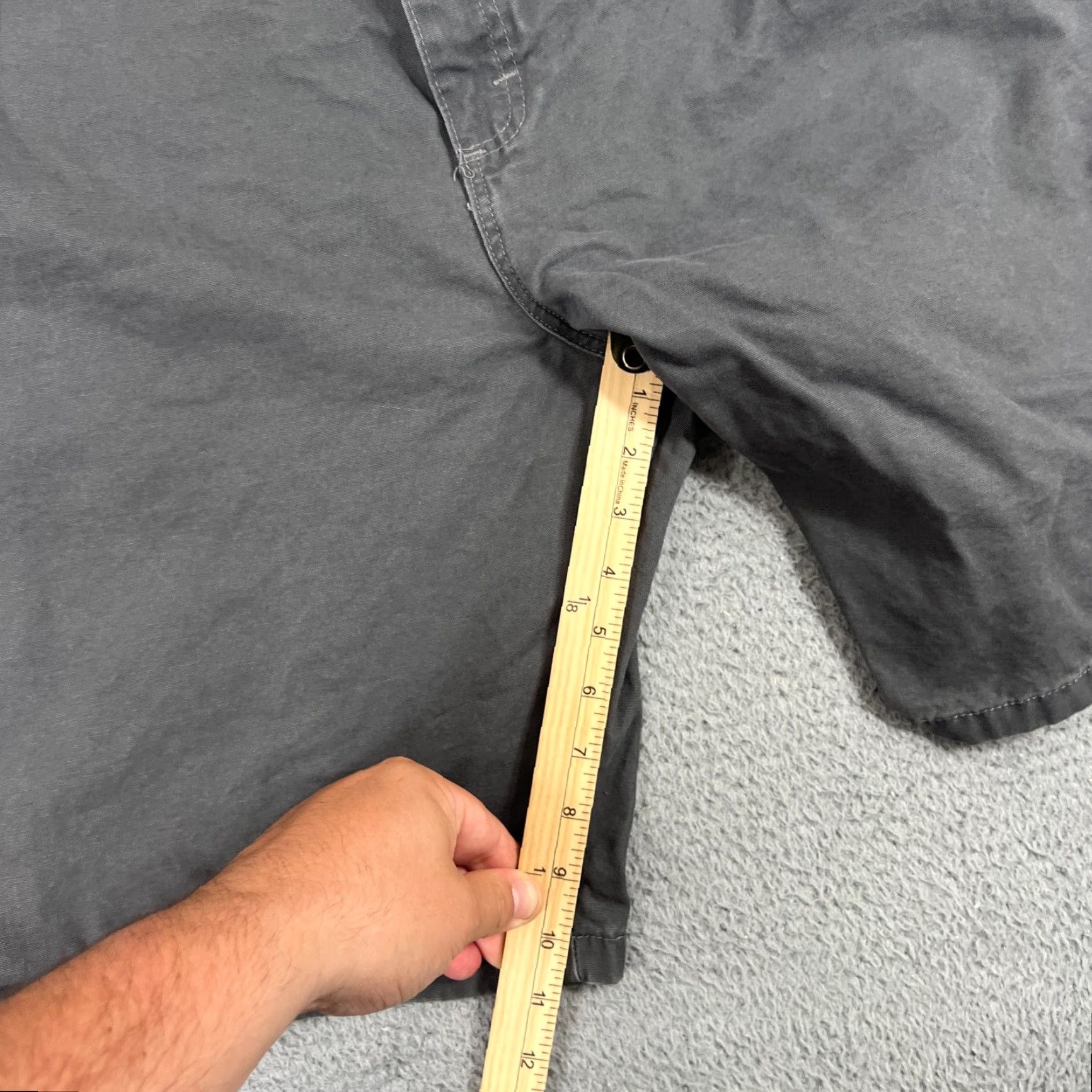 Wrangler VINTAGE Wrangler Carpenter Shorts Mens Size 44 Gray Workwear Cargo Denim Size US 44 / EU 60 - 3 Thumbnail