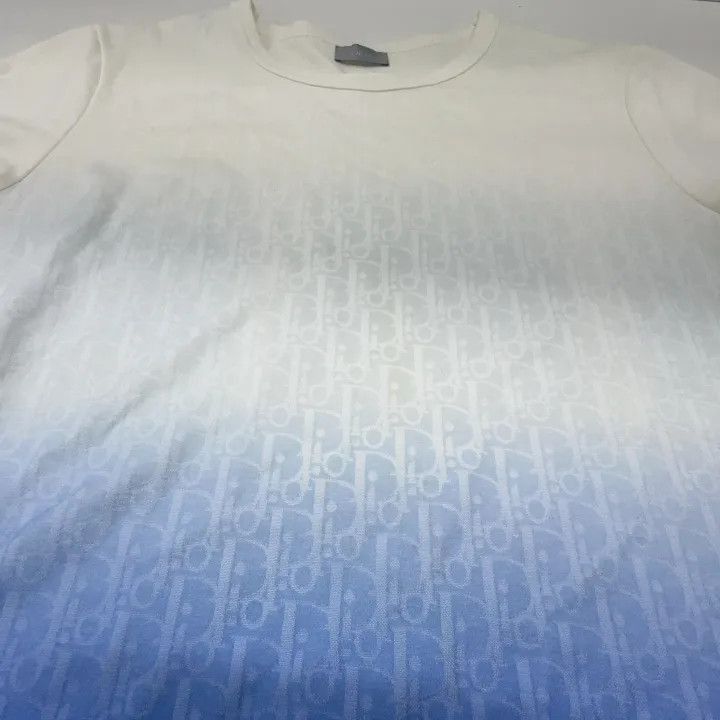 Dior Dior Dior Degrade Oblique Cotton T-Shirt for Men and Women Size US XL / EU 56 / 4 - 6 Thumbnail