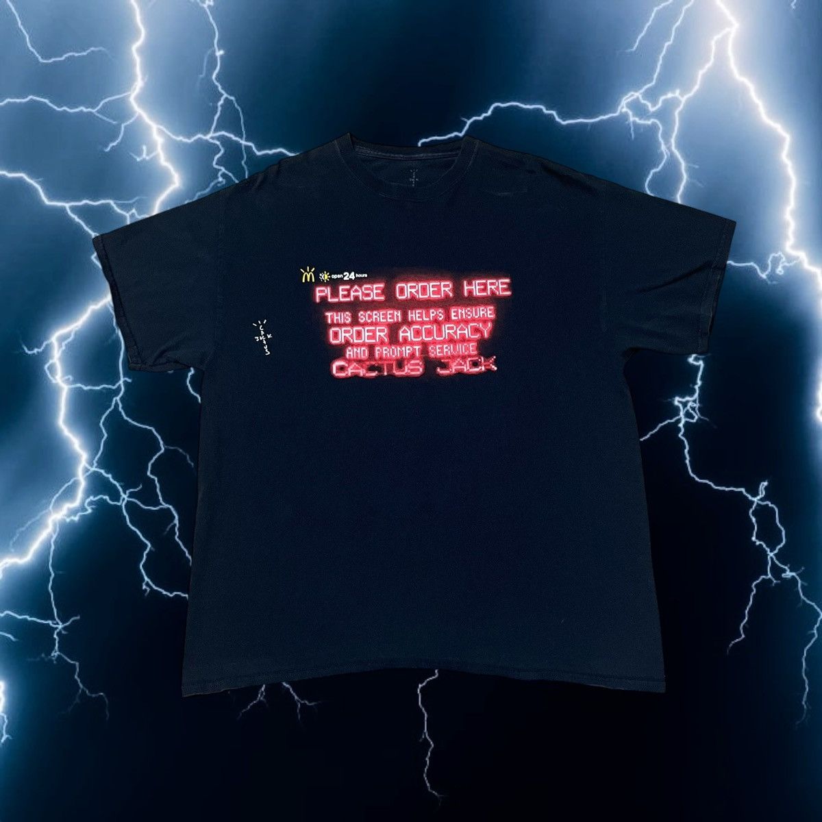 Travis Scott Travis Scott Mcdonald’s Order Here Menu Screen Tee Size US L / EU 52-54 / 3 - 1 Thumbnail