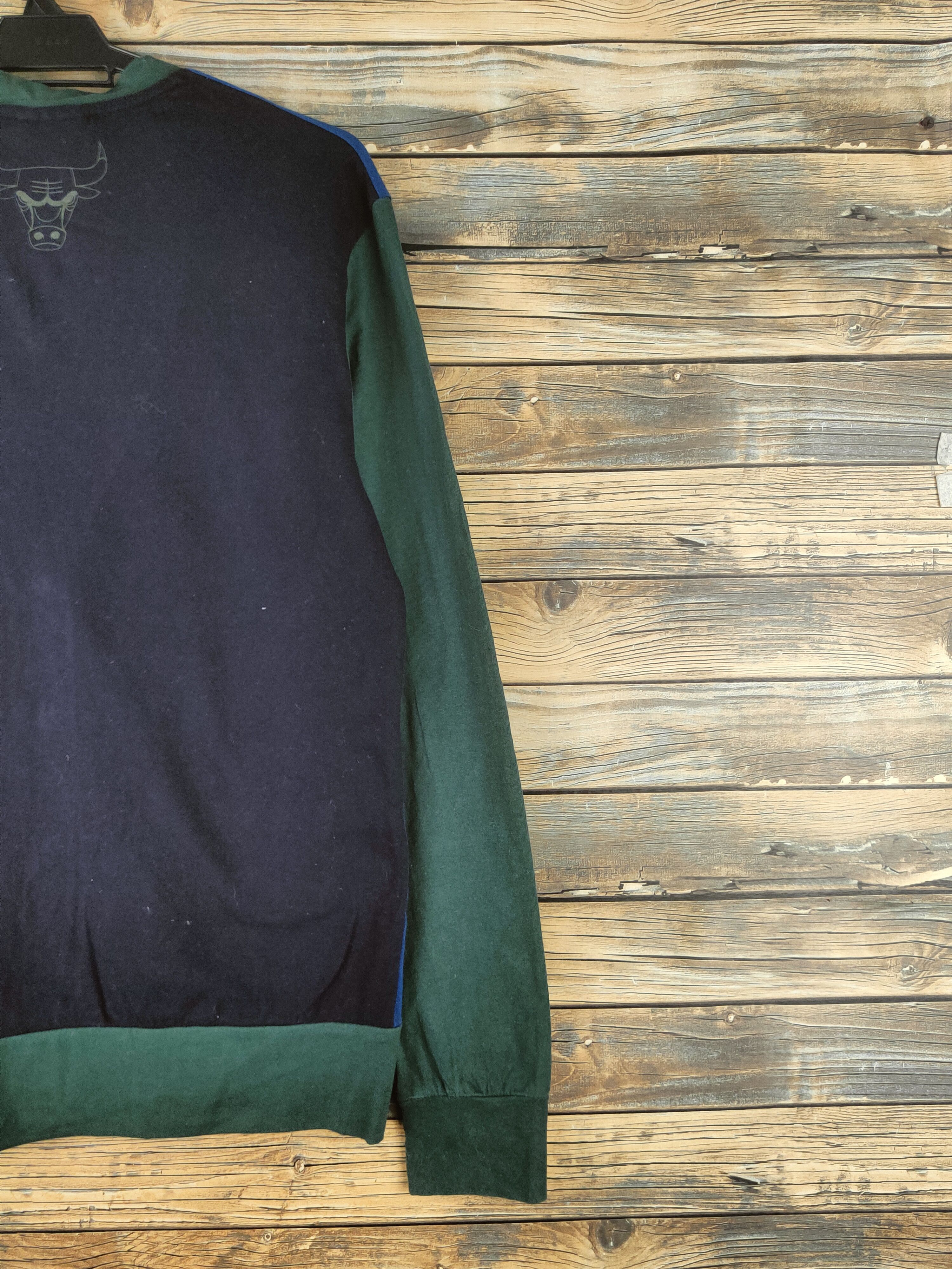 NBA DL NBA chicago bull Blue Green Cardigan #46-108 Size US M / EU 48-50 / 2 - 12 Thumbnail