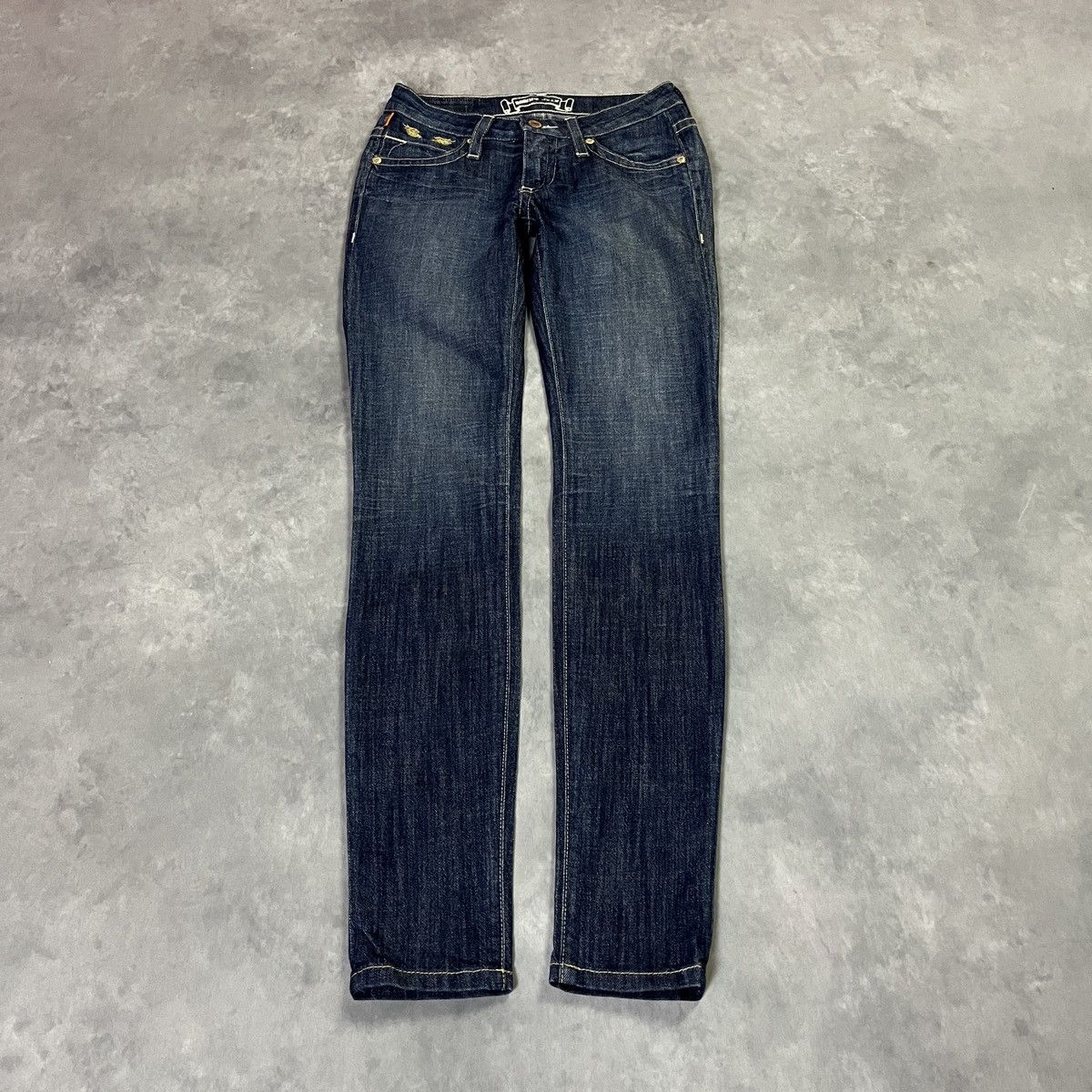 Robins Jeans 2000s Robin’s Jean - Swarovski Studded Skinny Y2k Denim Size 26" / US 2 / IT 38 - 2 Thumbnail
