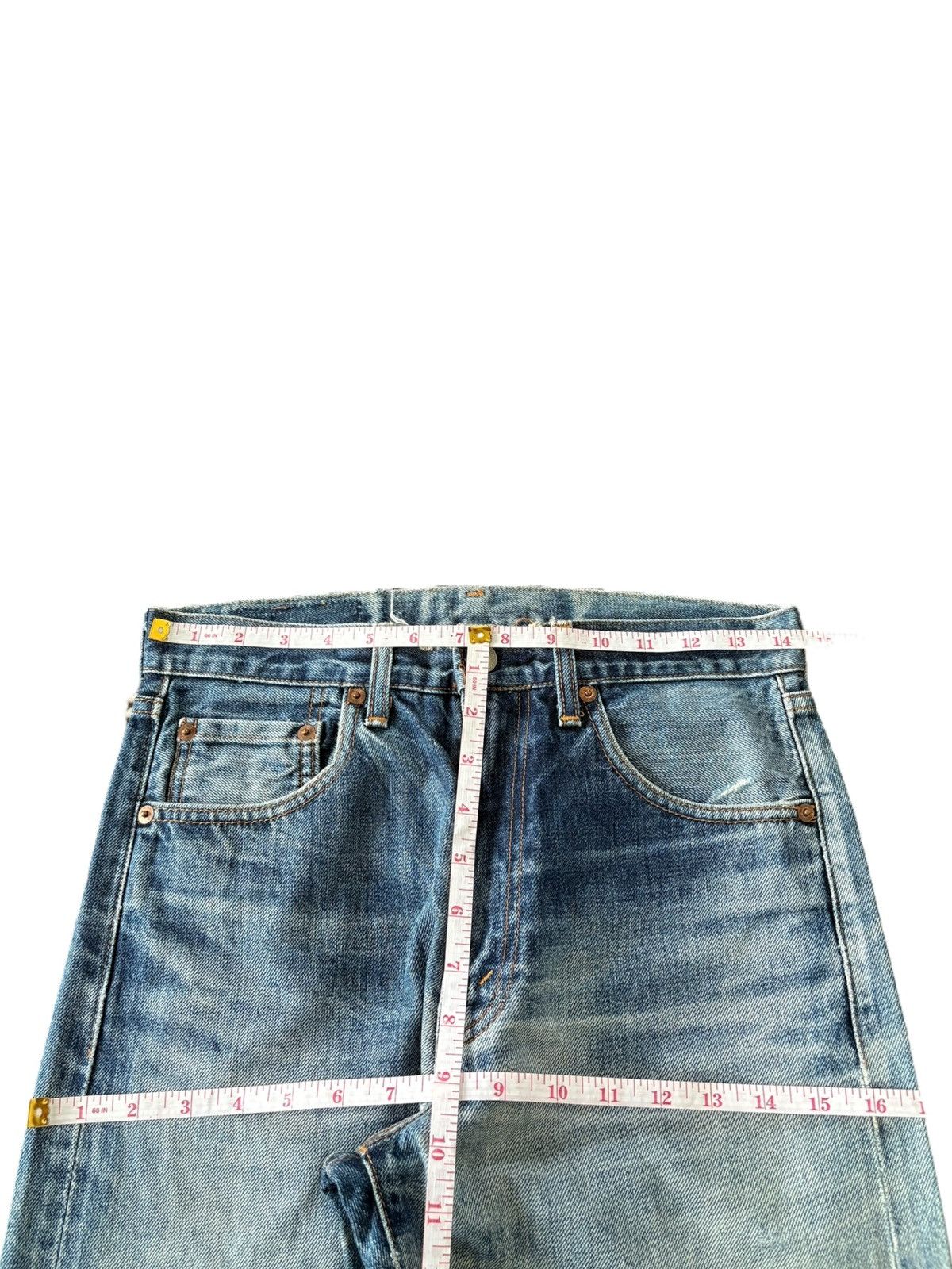 Levi's Vintage Japanese Levis 502 Big E Selvedge Talon Dist Jeans Size US 29 - 12 Thumbnail