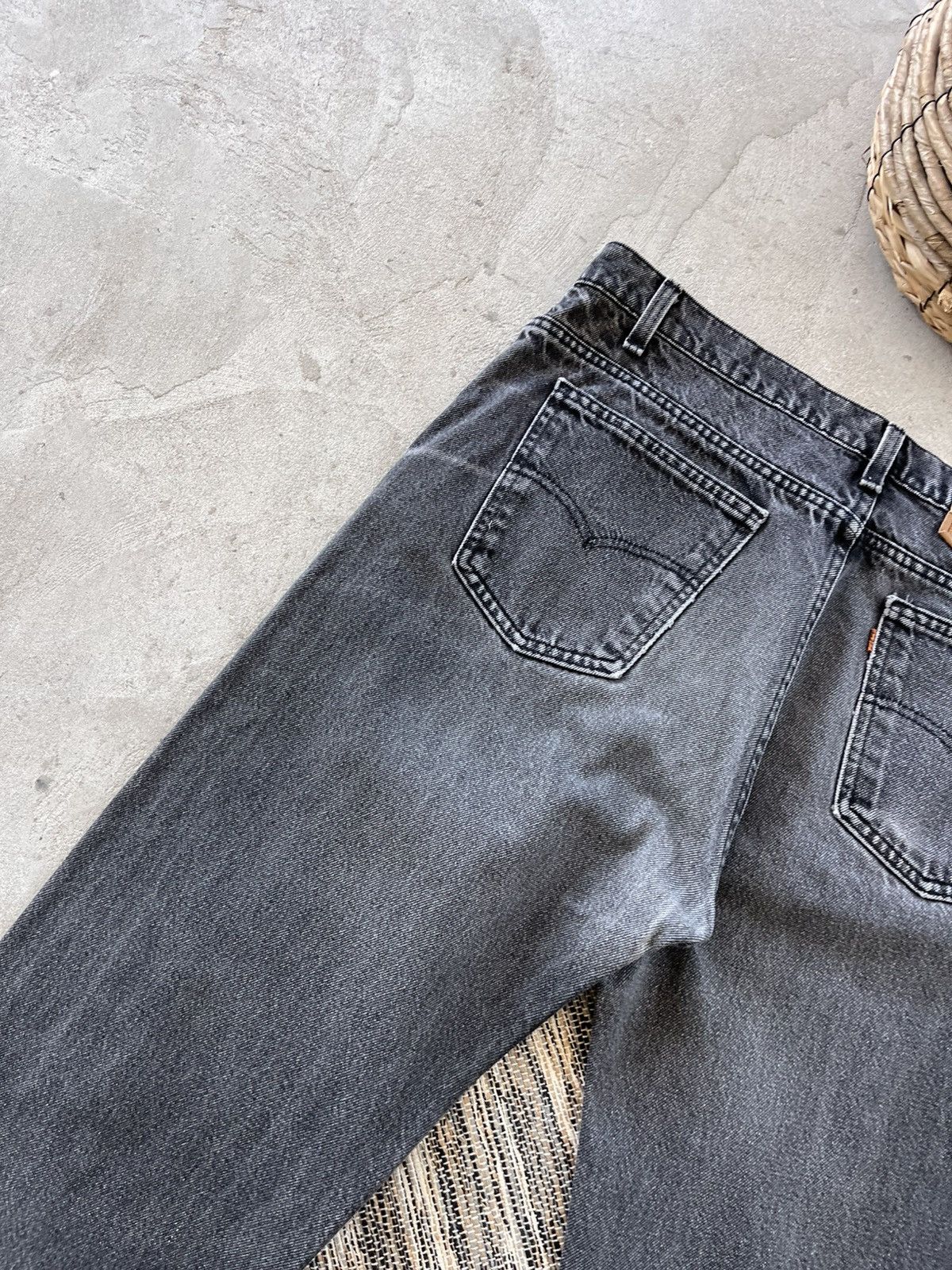 Levi's Vintage Levis 505 Denim Jeans 38x30 Grey Straight Fit Size US 38 / EU 54 - 15 Thumbnail