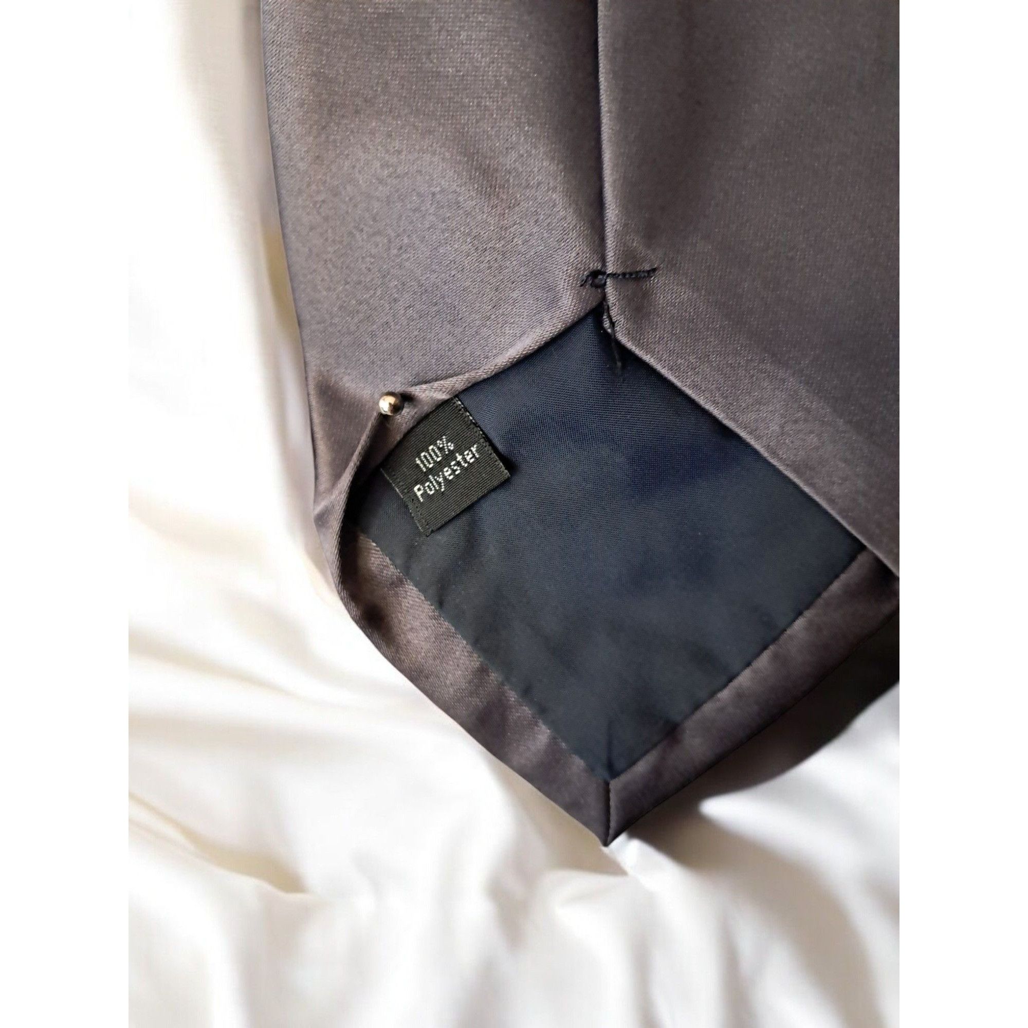 Other Umo Lorenzo Made in Italy, Gray 100% Polyester Tie. Size ONE SIZE - 8 Thumbnail