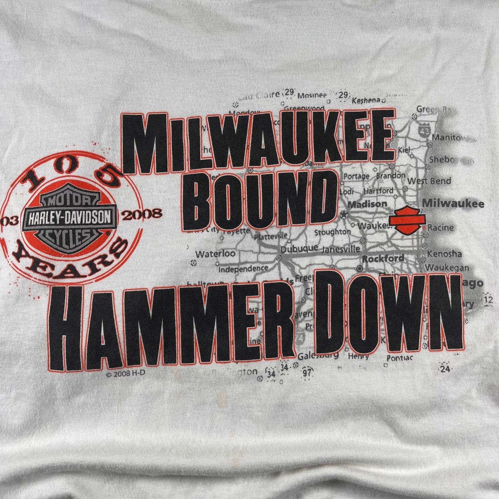 Harley Davidson Vintage Harley Davidson long sleeve Size US XL / EU 56 / 4 - 6 Thumbnail