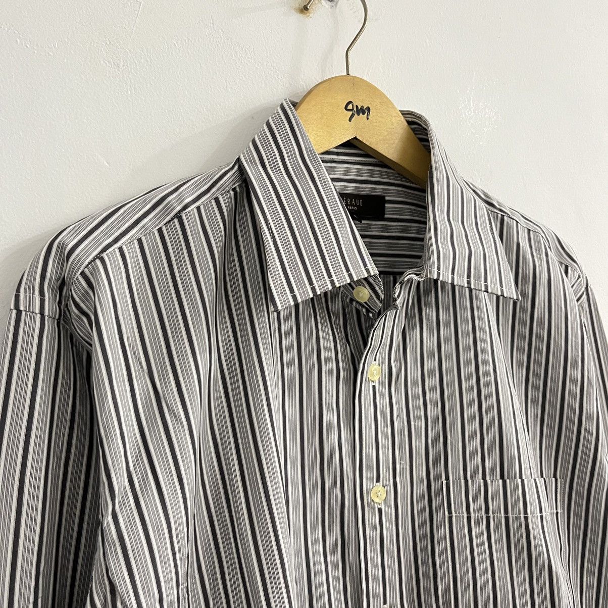 Japanese Brand Feraud - Striped Iconic Ls Button Up Size US L / EU 52-54 / 3 - 5 Thumbnail