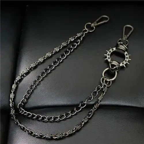 Jewelry 2 Layer Waist Punk Wallet Chain Size ONE SIZE - 2 Thumbnail