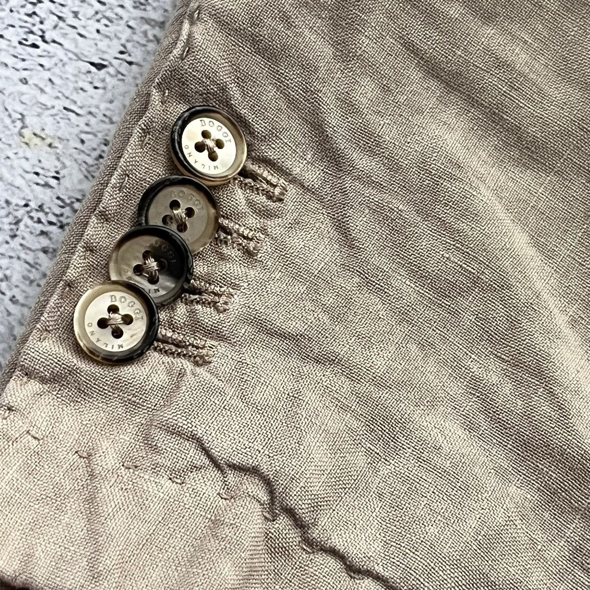 Boggi Boggi Milano casual blazer luxury linen Size 50R - 7 Thumbnail