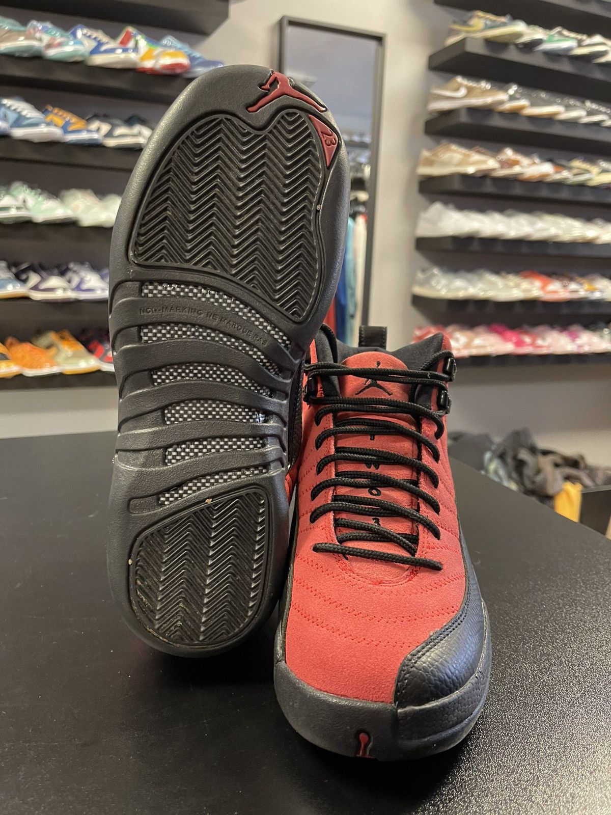 Jordan Brand Size 7y - Nike Air Jordan 12 Retro GS 'Reverse Flu Game Size US 7 / EU 40 - 7 Thumbnail