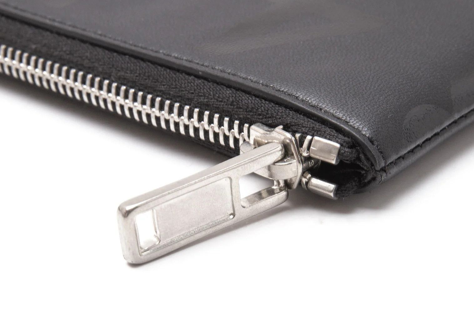 Maison Margiela Round Zip Wallet in Black with Minor Wear Size ONE SIZE - 6 Thumbnail